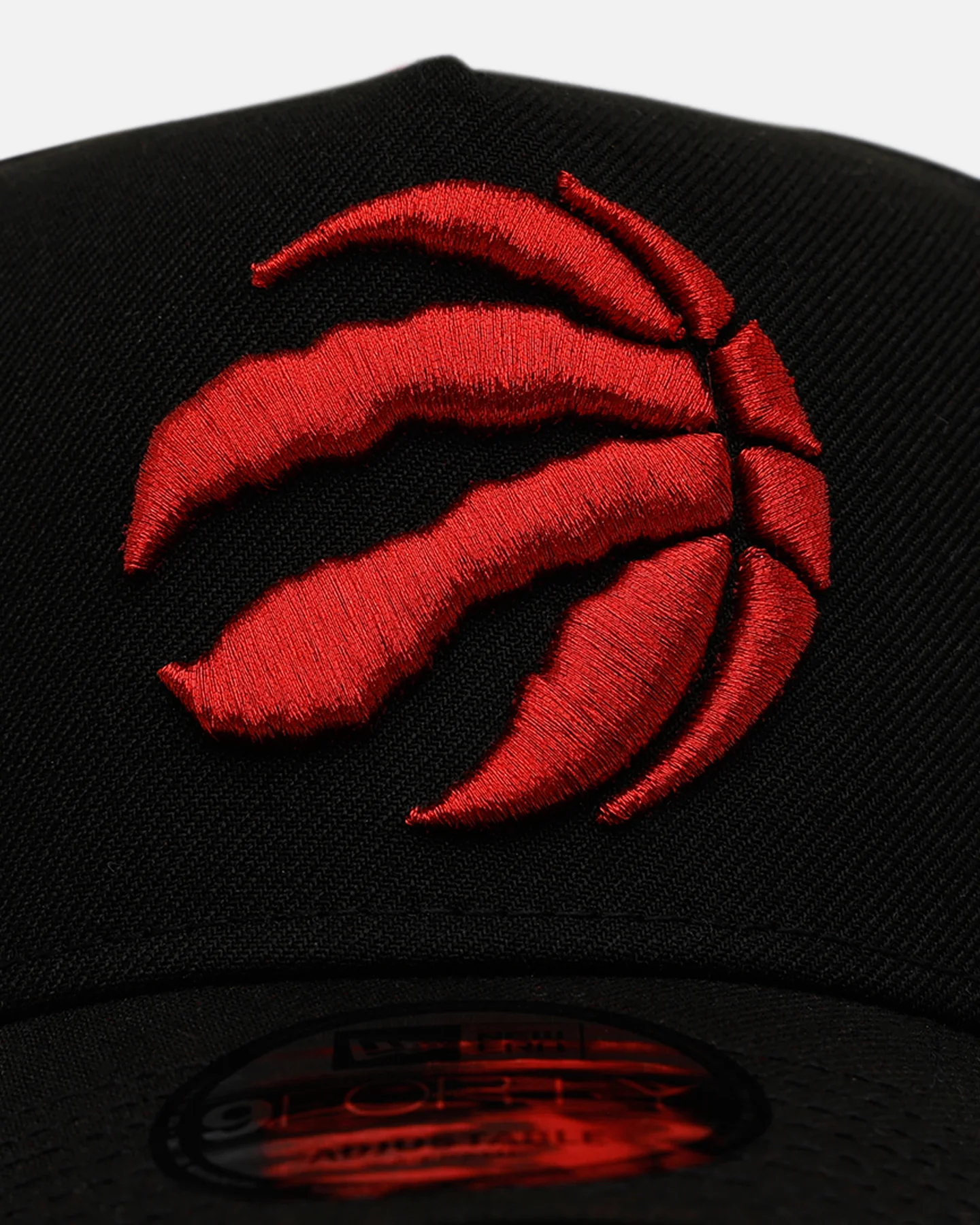 New Era Toronto Raptors 'Longevity' 9FORTY A-Frame Snapback Black/Red - Image 5