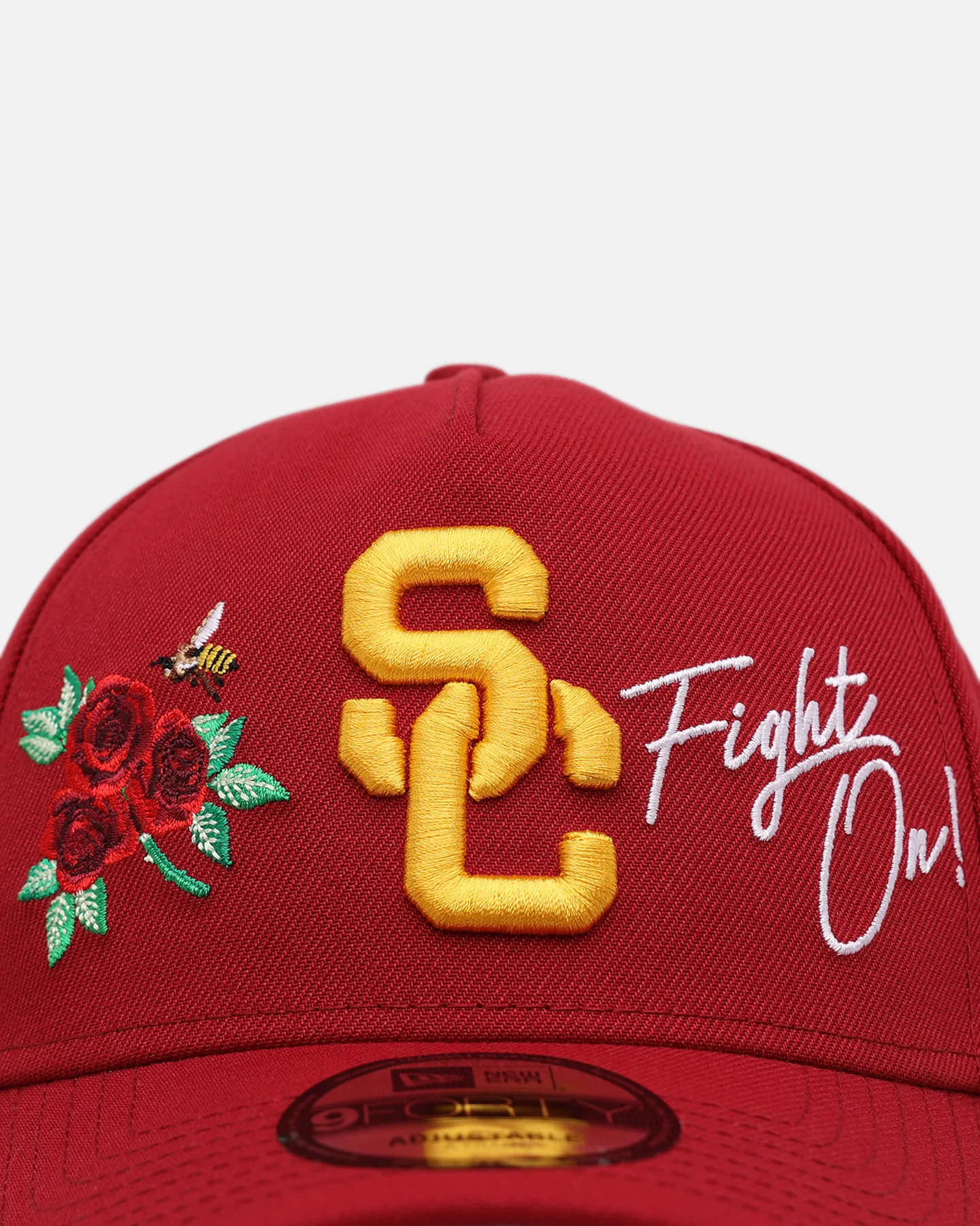 New Era University Of Southern California Trojans 'One Love' 9FORTY A-Frame Snapback Official Team Color - Image 5
