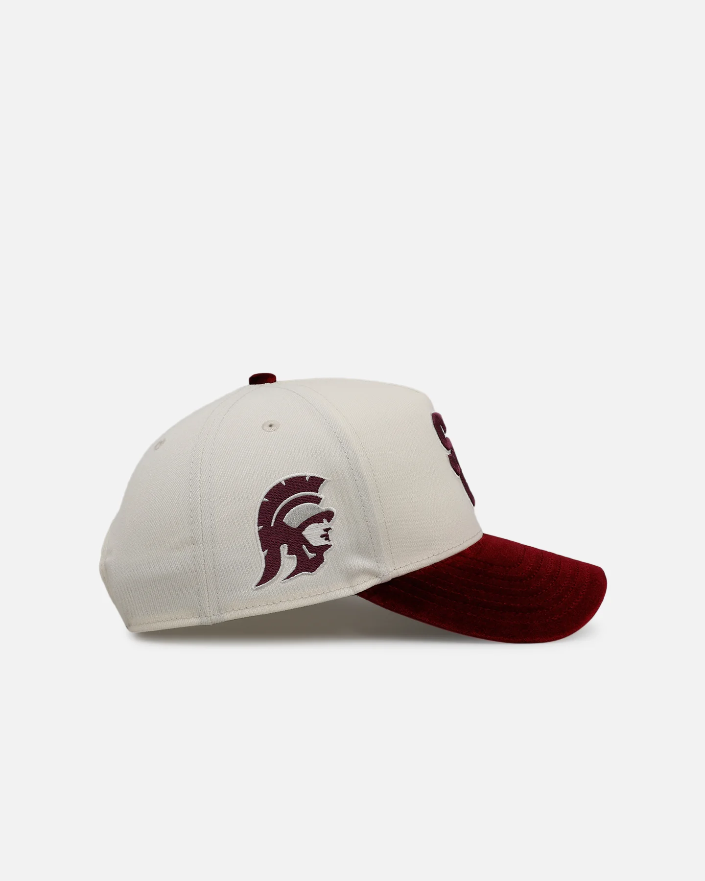 New Era University Of Southern California Trojans 'Velvet Roses' 9FORTY A-Frame Snapback Chrome - Image 4