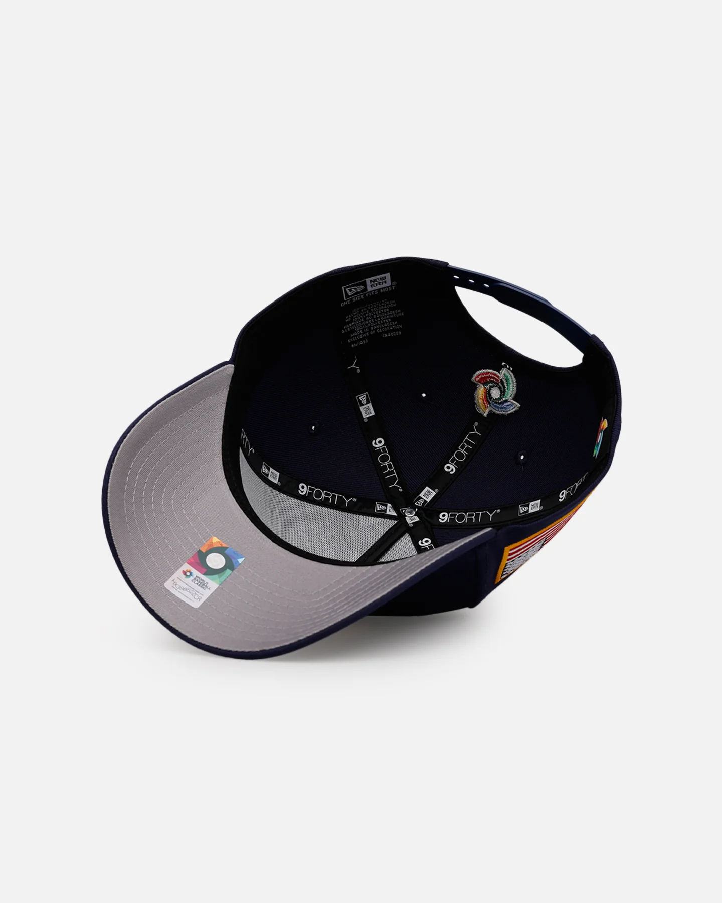 New Era USA 'World Baseball Classic' 9FORTY A-Frame Snapback Official Team Color - Image 6