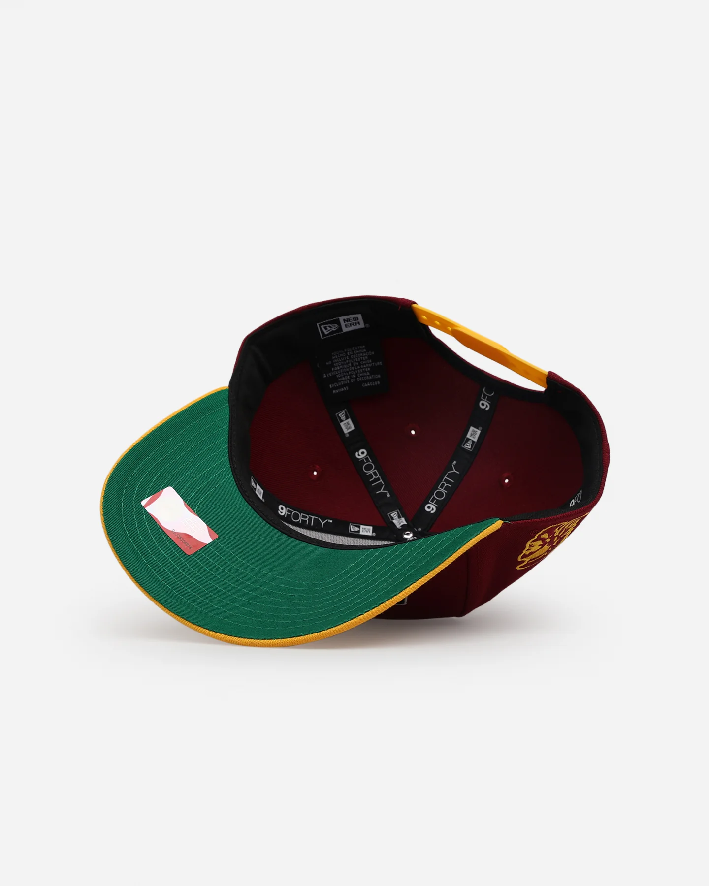 New Era USC Trojans Back To Back 'USC Pack' 9FORTY A-Frame Snapback Burgundy/Yellow - Image 6