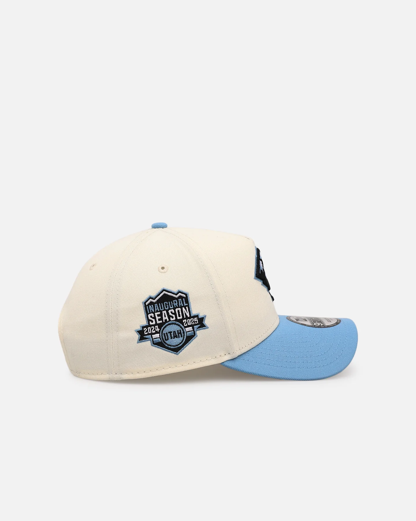 New Era Utah Mammoth 'Team Color Visor' 9FORTY A-Frame Snapback Chrome/Official Team Color - Image 3