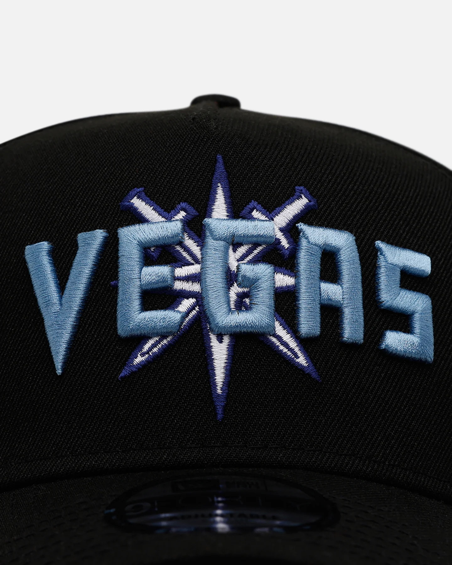 New Era Vegas Golden Knights 'Black And Sky Blue' 9FORTY A-Frame Snapback Black/Sky Blue - Image 5