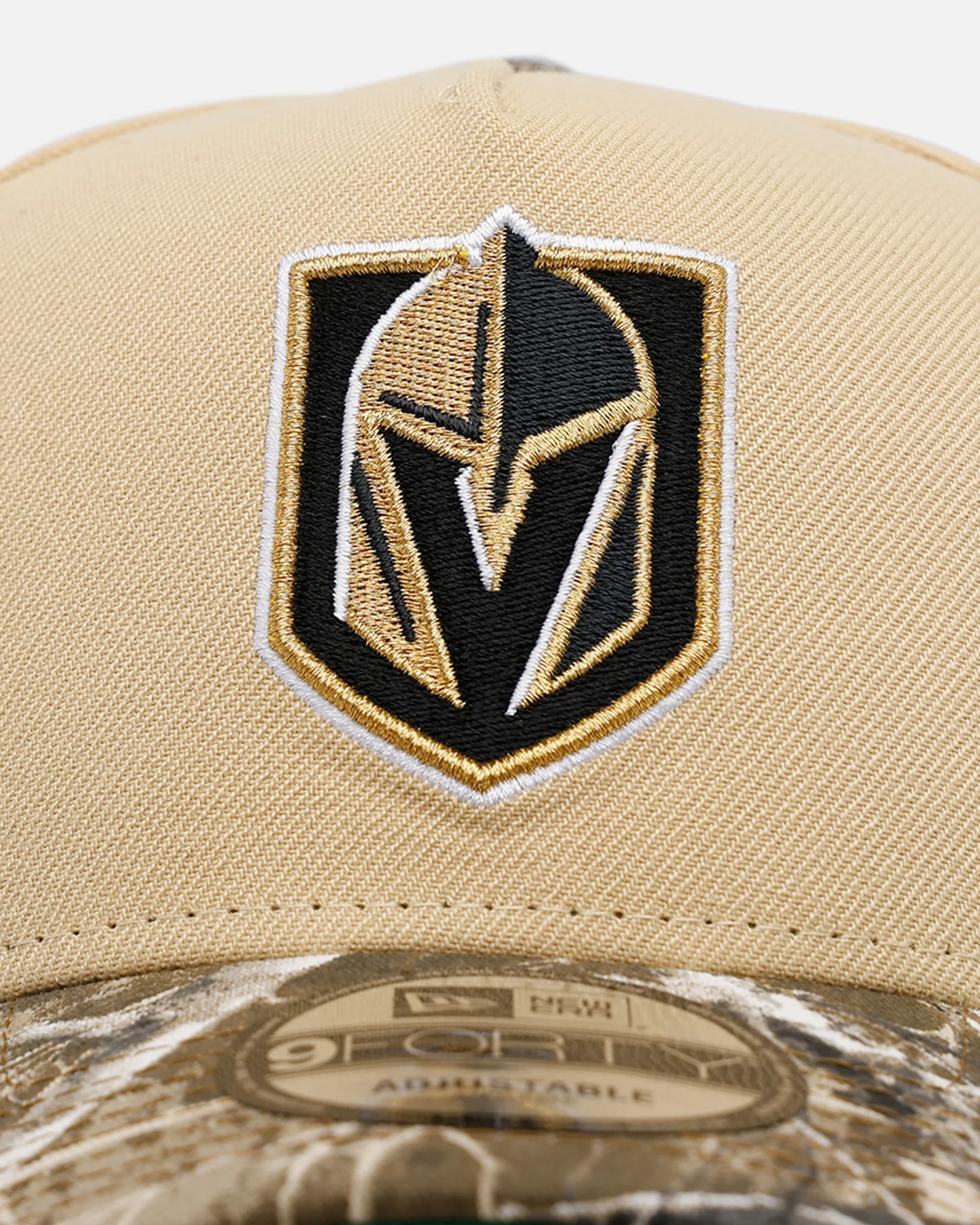 New Era Vegas Golden Knights 'Realtree Visor' 9FORTY A-Frame Snapback Official Team Color - Image 5