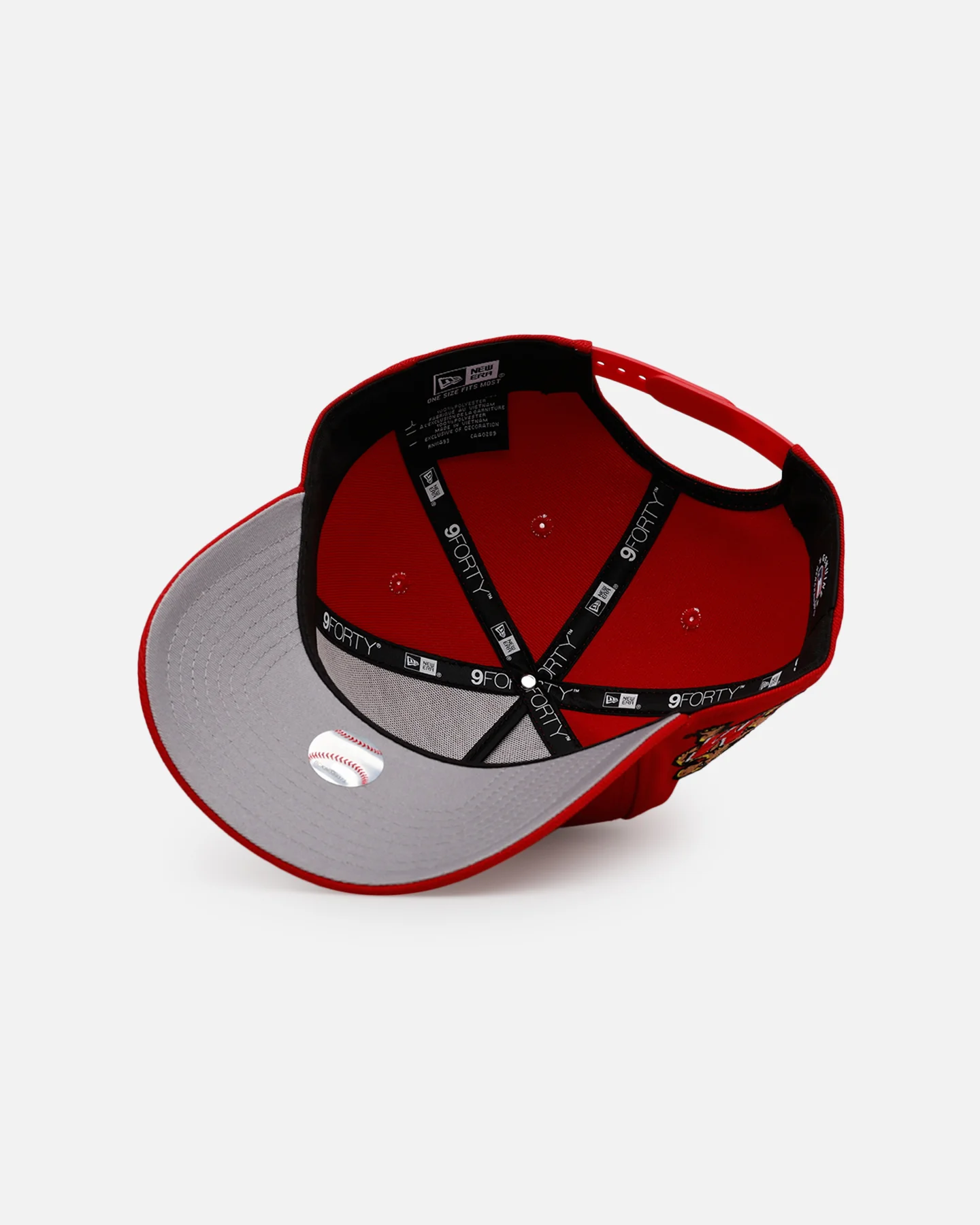 New Era Washington Nationals 'College Crossover' University of Maryland 9FORTY A-Frame Snapback Official Team Color - Image 6