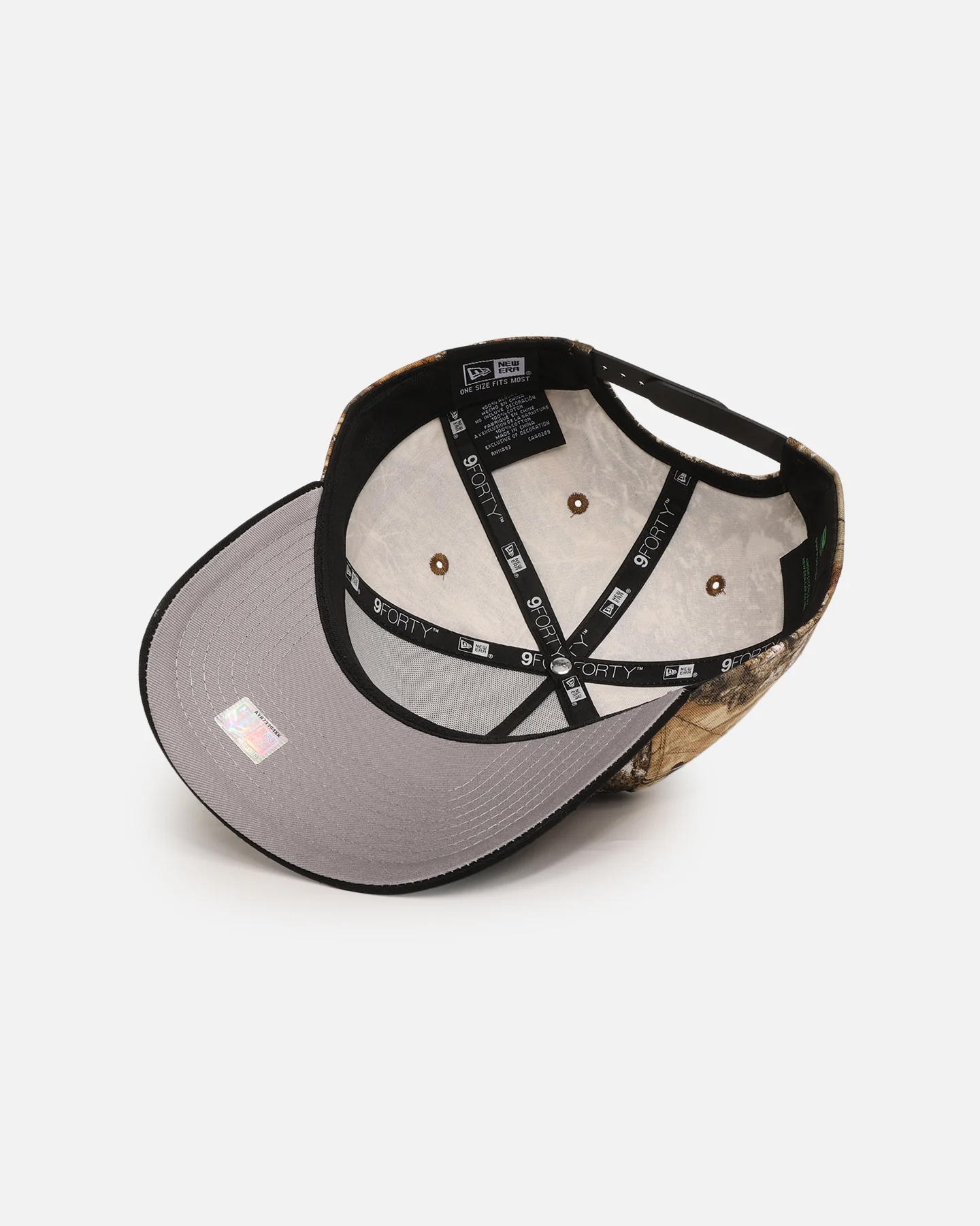 New Era Wests Tigers 'NRL Real Tree' 9FORTY A-Frame Snapback Real Tree Camo - Image 6