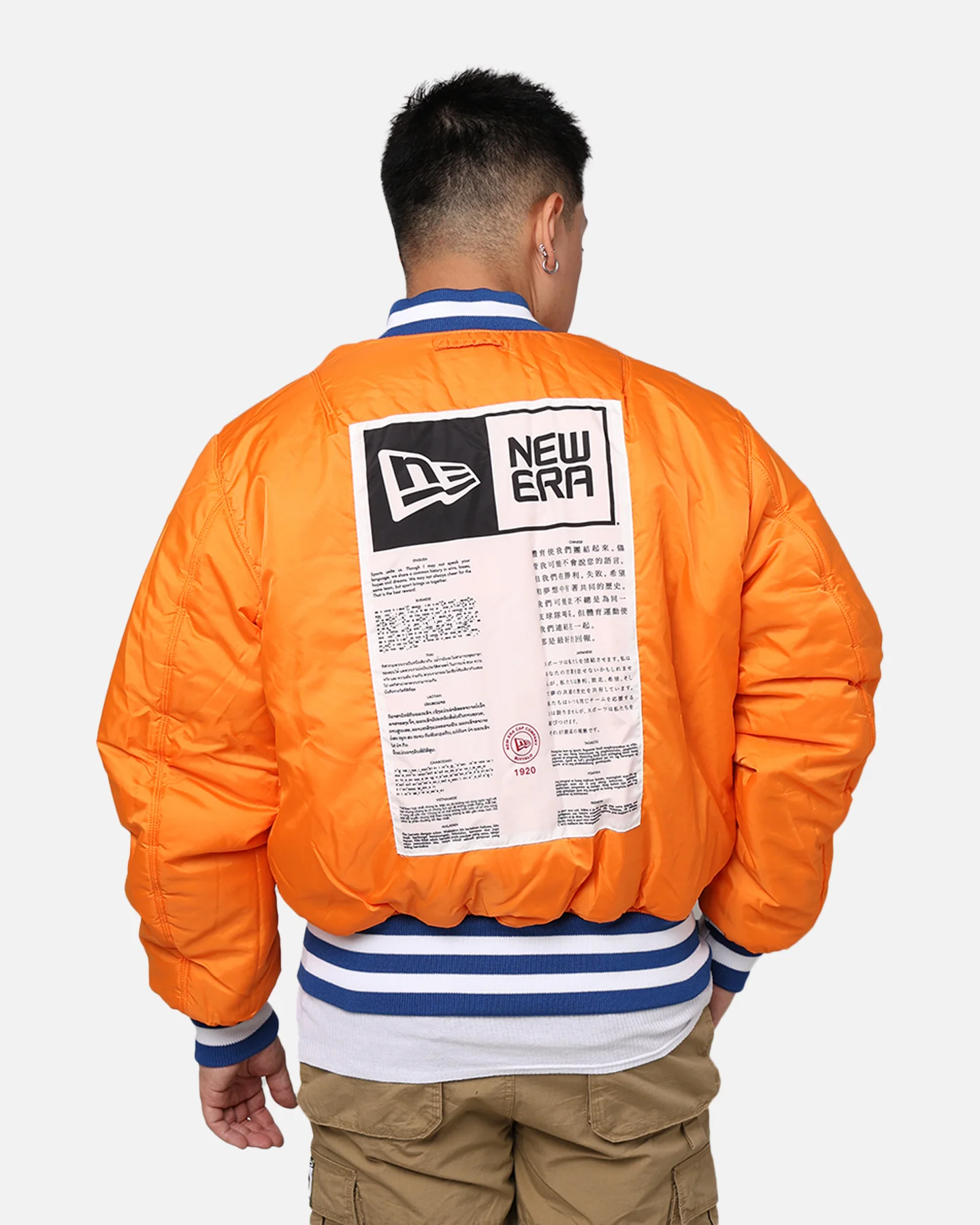 New Era X Alpha Series X NFL Denver Broncos MA-1 Bomber Jacket Royal - Image 14