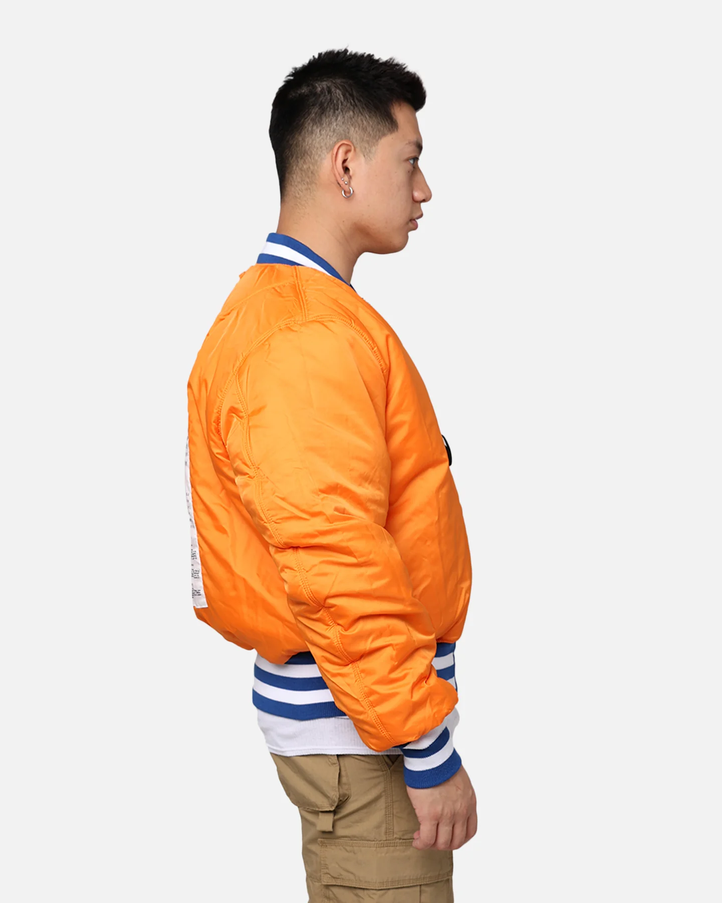 New Era X Alpha Series X NFL Denver Broncos MA-1 Bomber Jacket Royal - Image 18