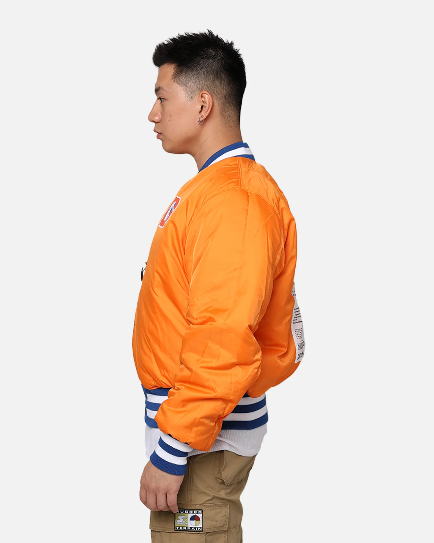 New Era X Alpha Series X NFL Denver Broncos MA-1 Bomber Jacket Royal - Image 19