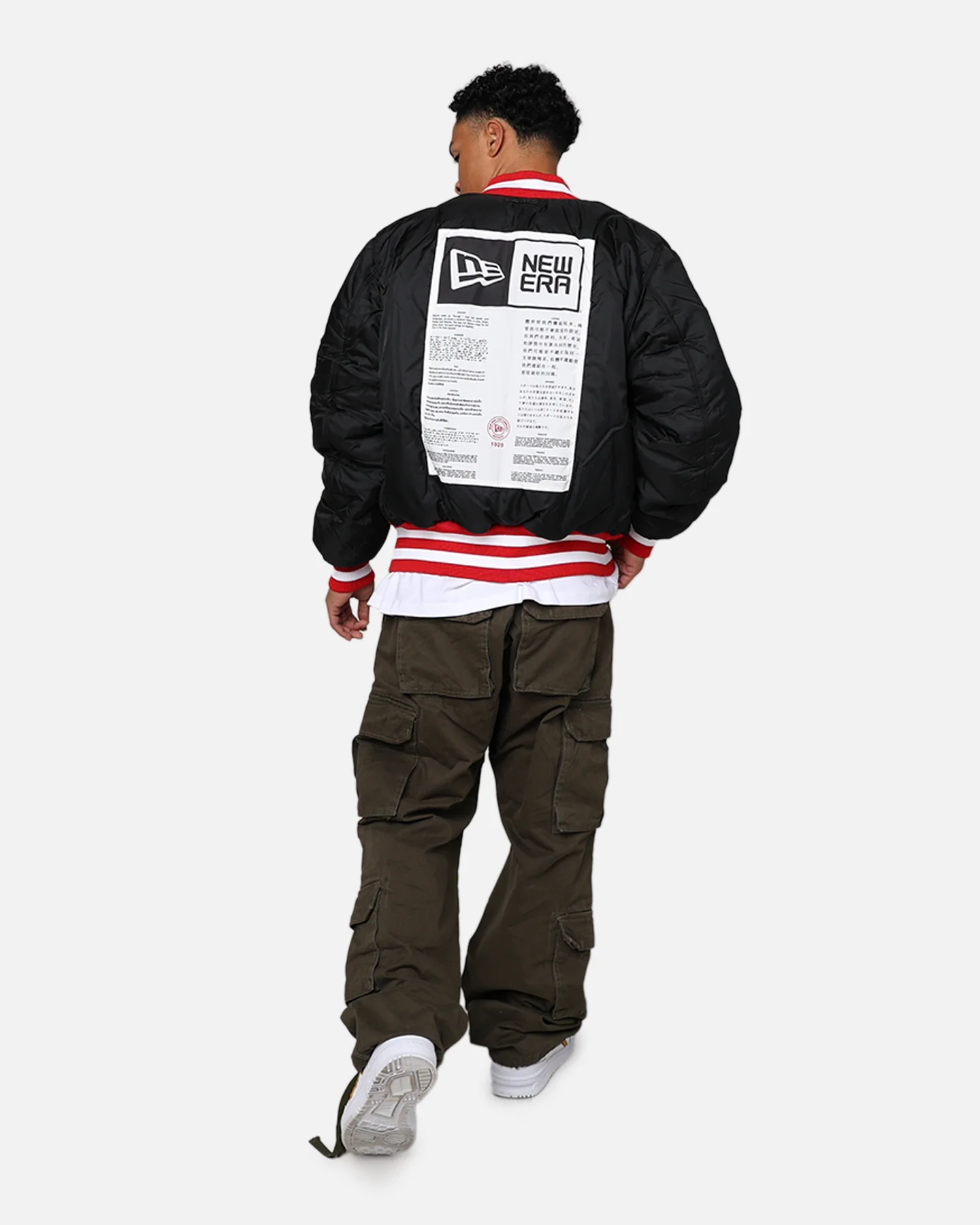 New Era X Alpha Series X NFL Kansas City Chiefs MA-1 Bomber Jacket Navy/Magenta - Image 19