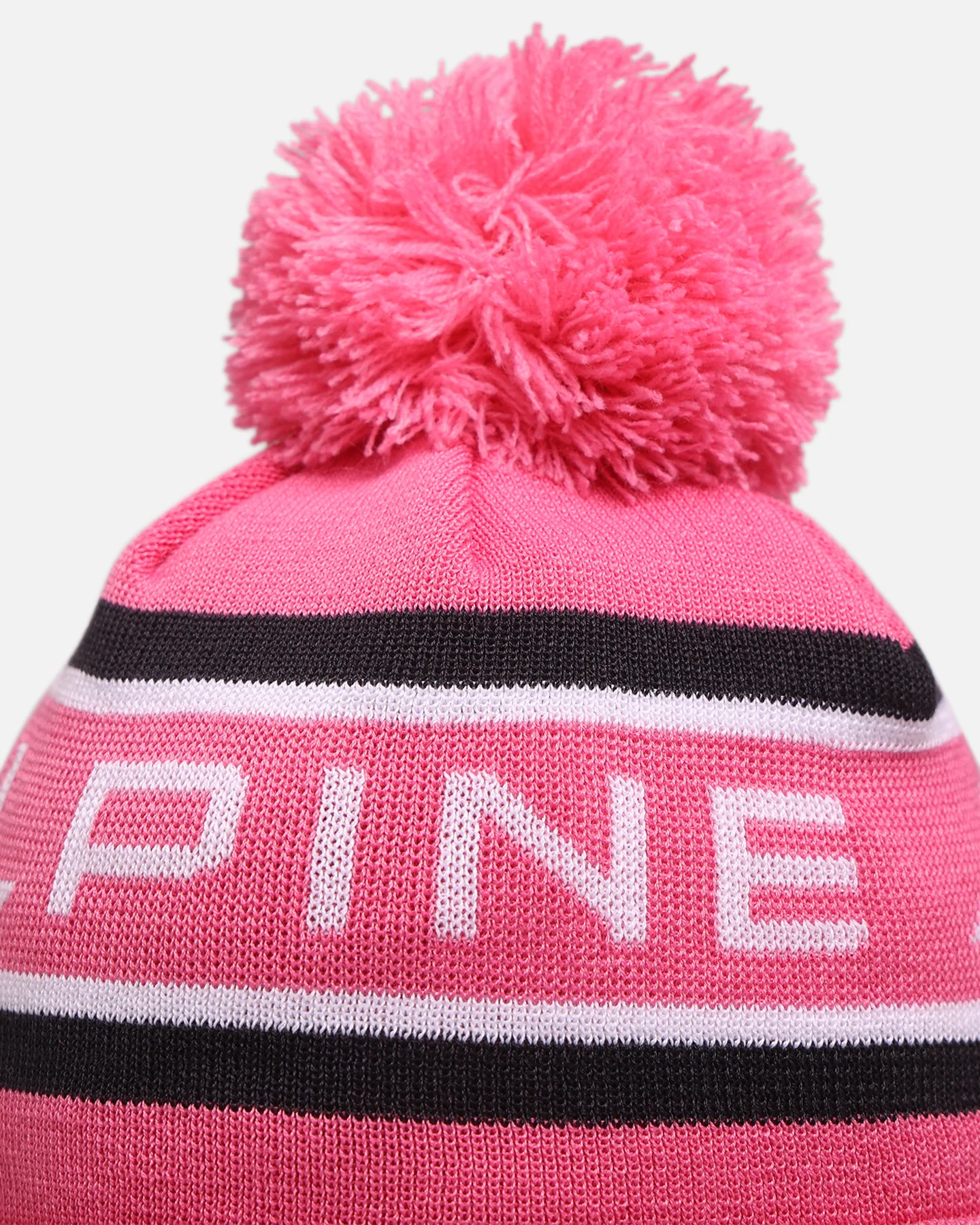 New Era X Alpine Team Cuff Knit Beanie Pink - Image 6
