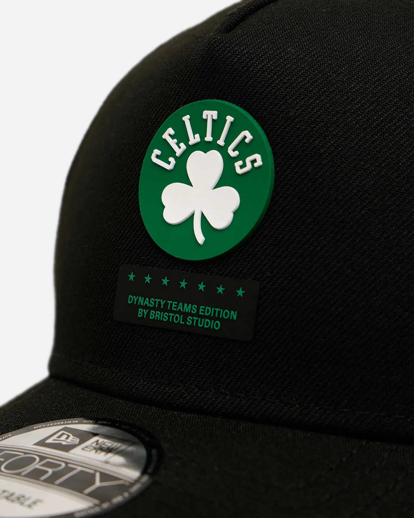 New Era X Bristol Studio Boston Celtics 'Teams Edition' 9FORTY Snapback Black - Image 7