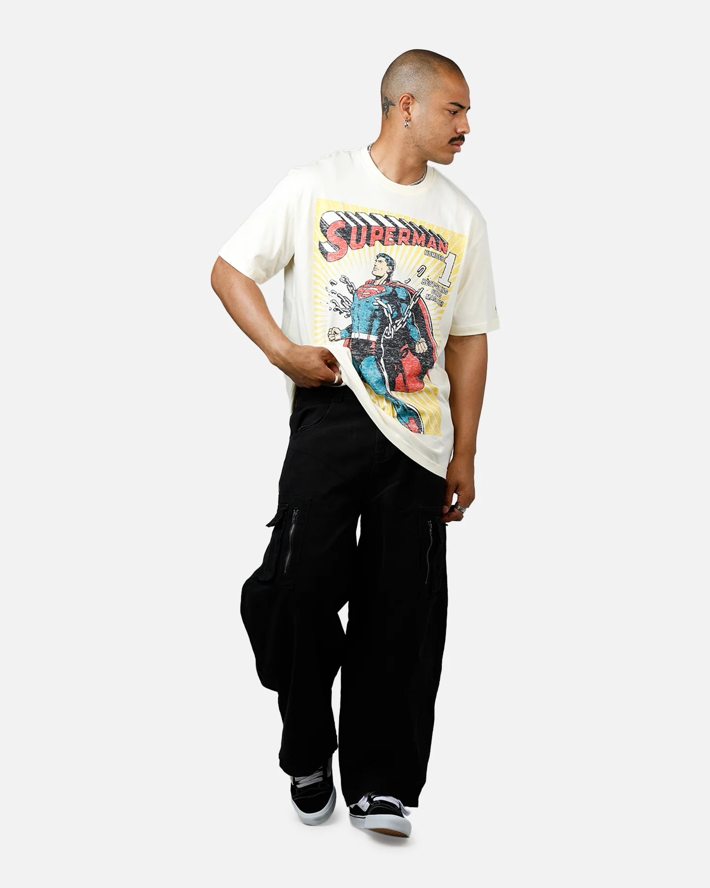 New Era X DC Superman T-Shirt Chrome - Image 3