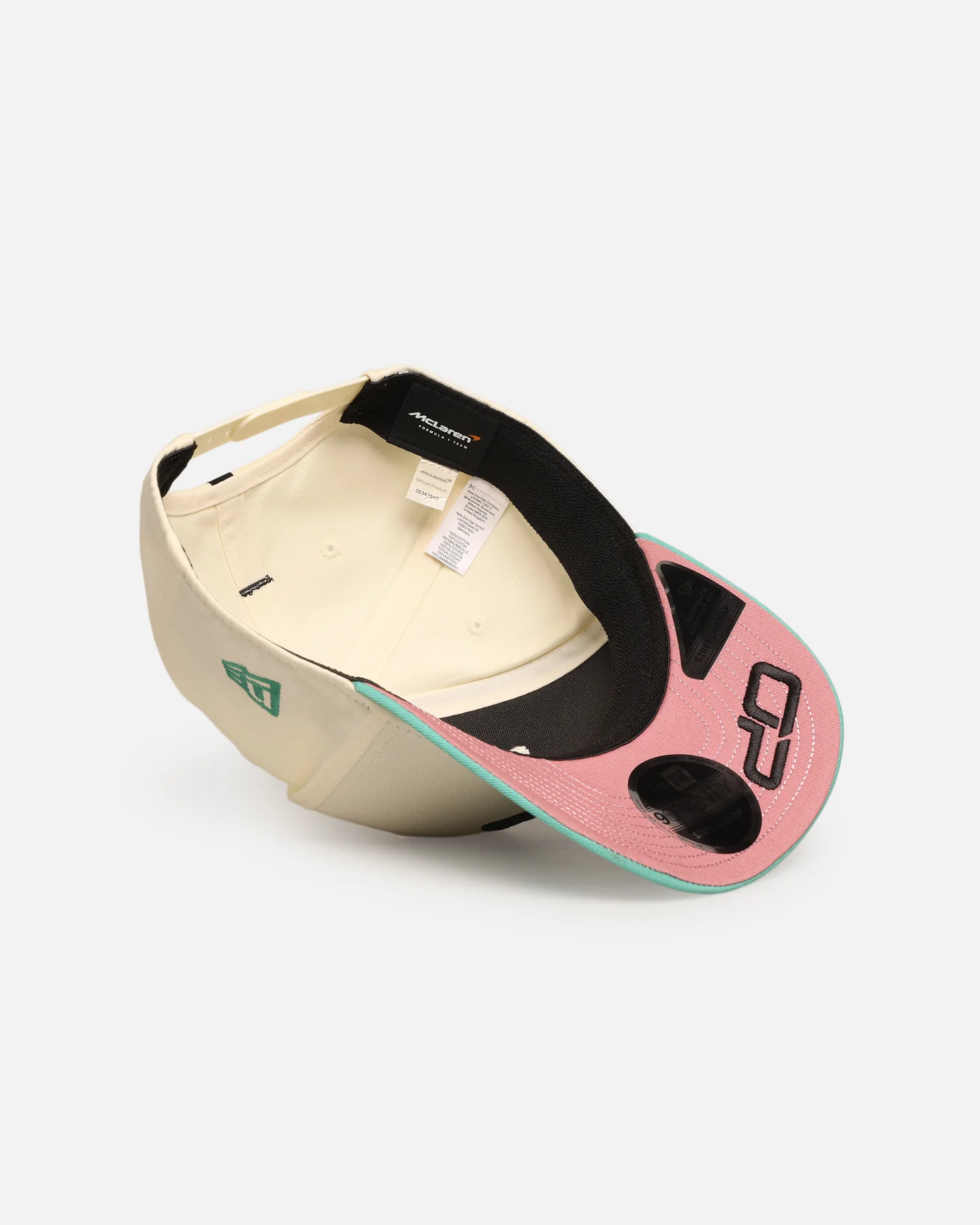 New Era x McLaren F1 'Brazil' Oscar Piastri 9SEVENTY Snapback White - Image 6