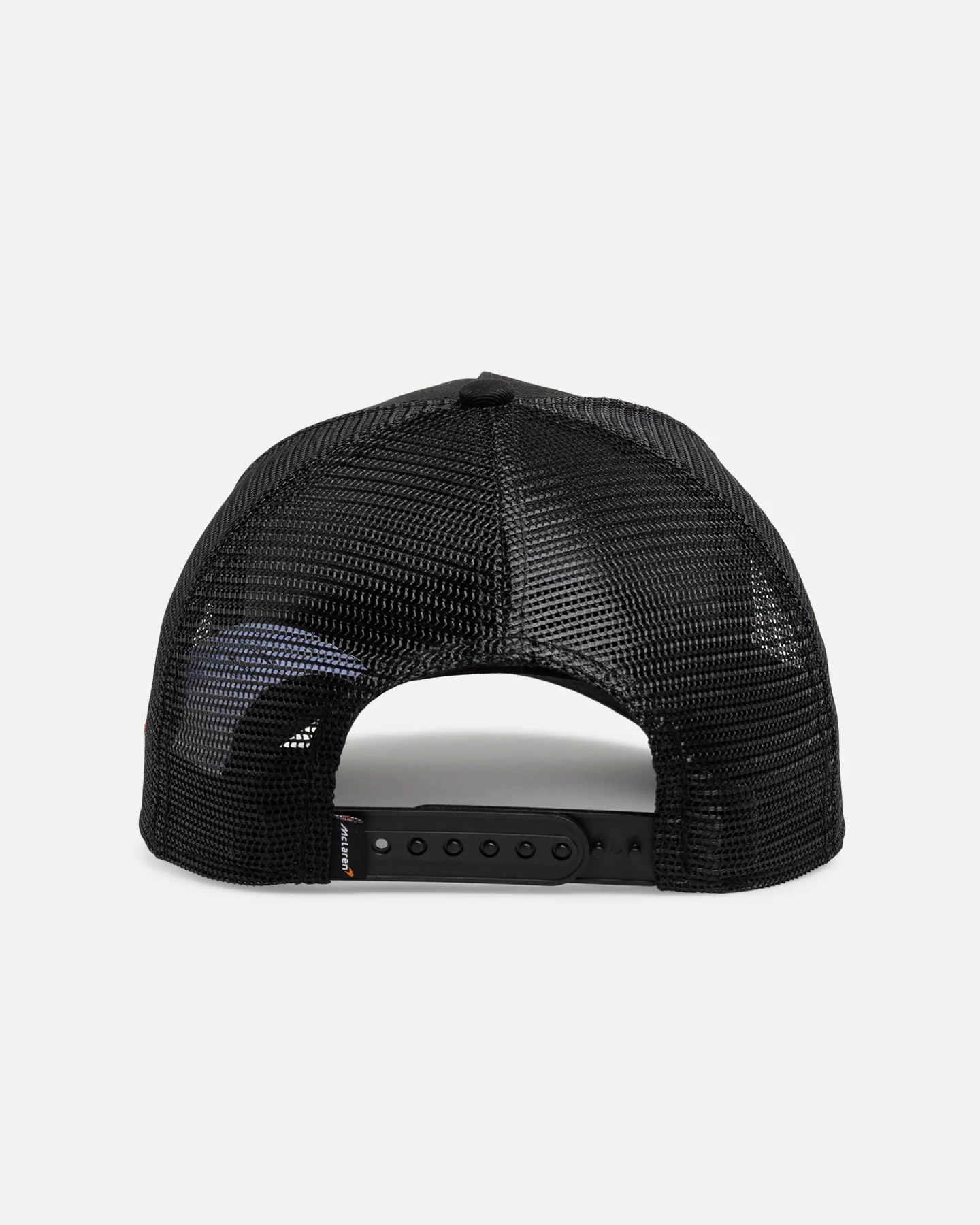 New Era X Mclaren Graphic Patch Trucker A-Frame Snapback Black - Image 2