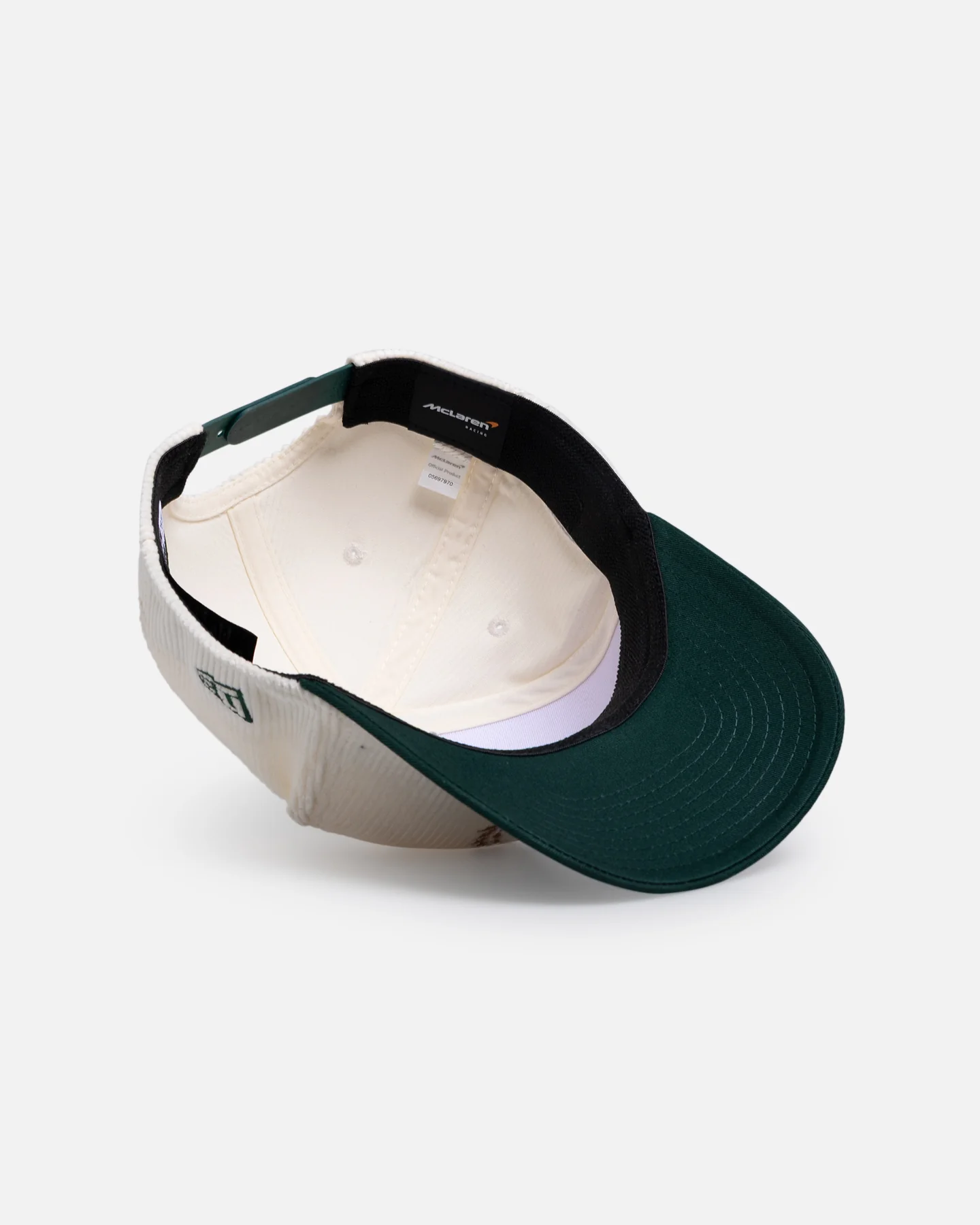 New Era X Mclaren Racing 9SEVENTY Stretch Corduroy Snapback White - Image 6