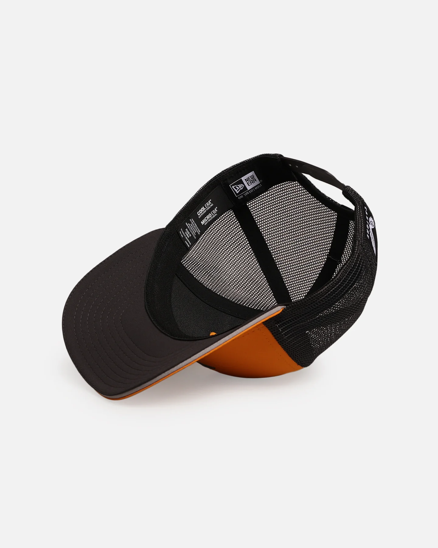 New Era X McLaren Racing 9SEVENTY Trucker Snapback Medium Orange - Image 6