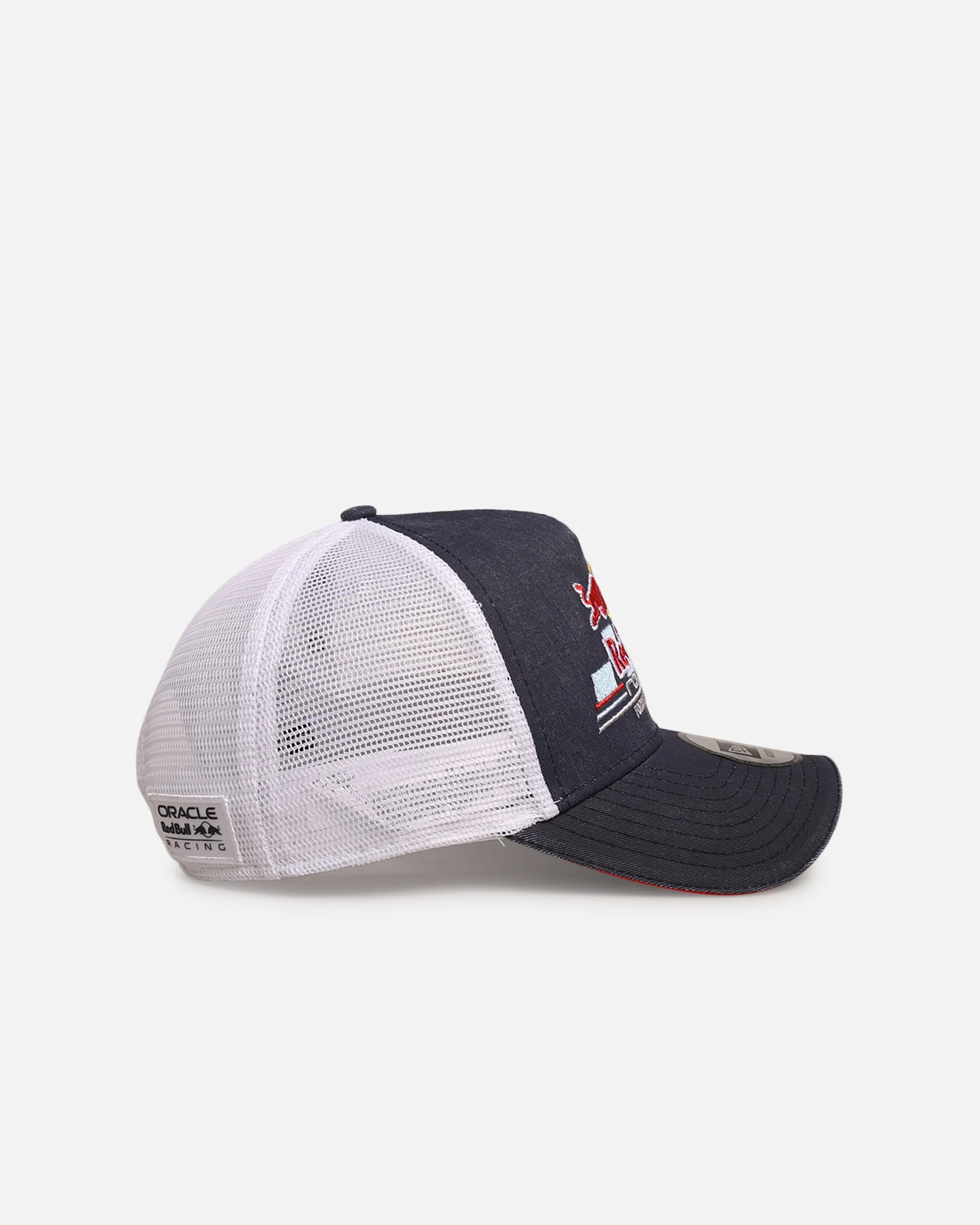 New Era X Red Bull Racing F1 9FORTY A-Frame Trucker Snapback Dark Blue - Image 3