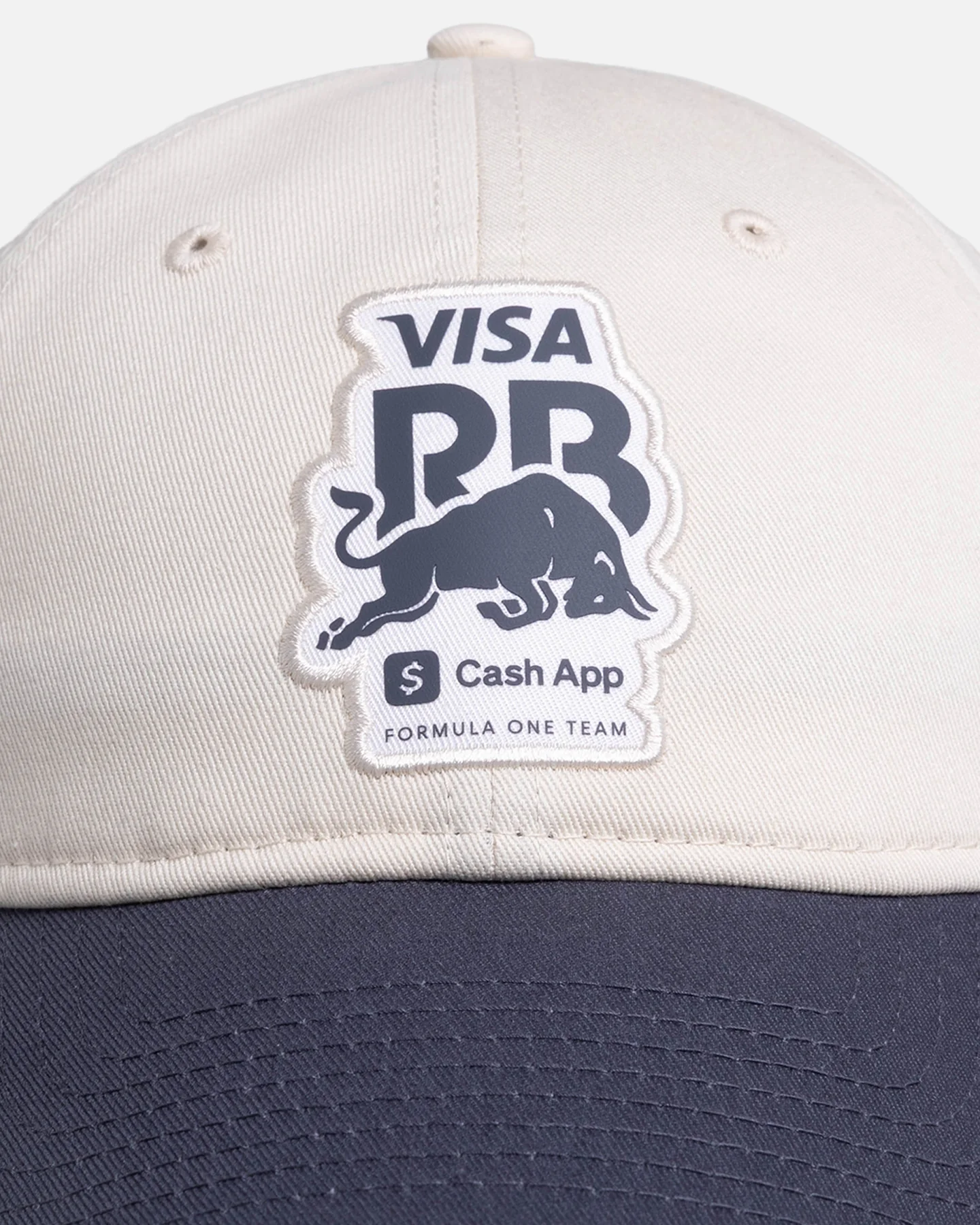 New Era X Red Bull Racing F1 Visa Cards 'Contrast Visor' 9TWENTY Strapback Light Beige - Image 5