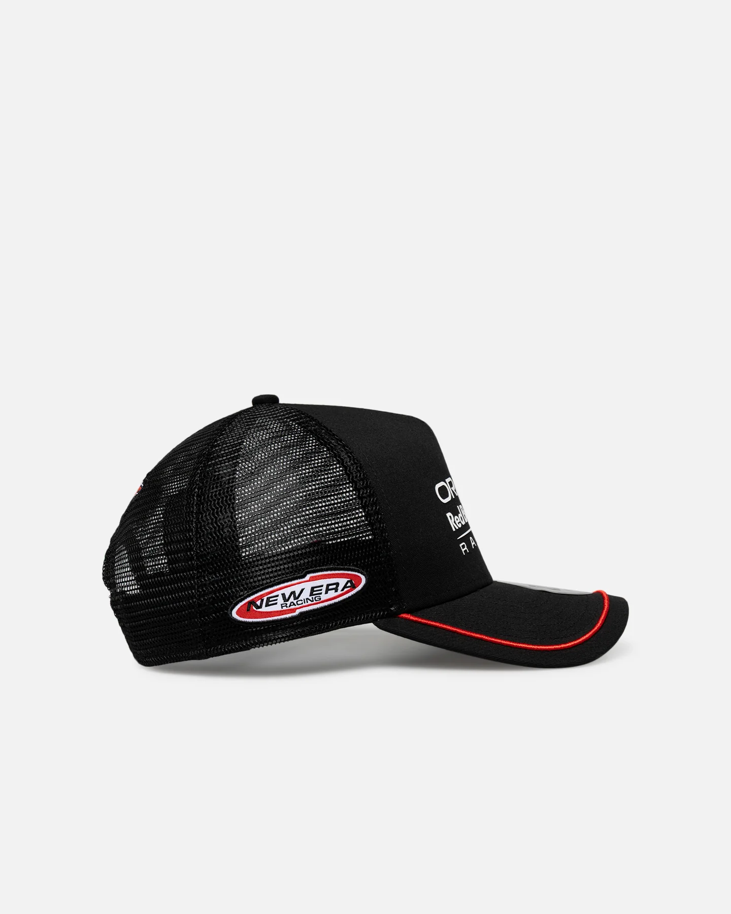 New Era X Redbull Racing F1 Patch 9FORTY A-Frame Trucker Snapback Black - Image 3