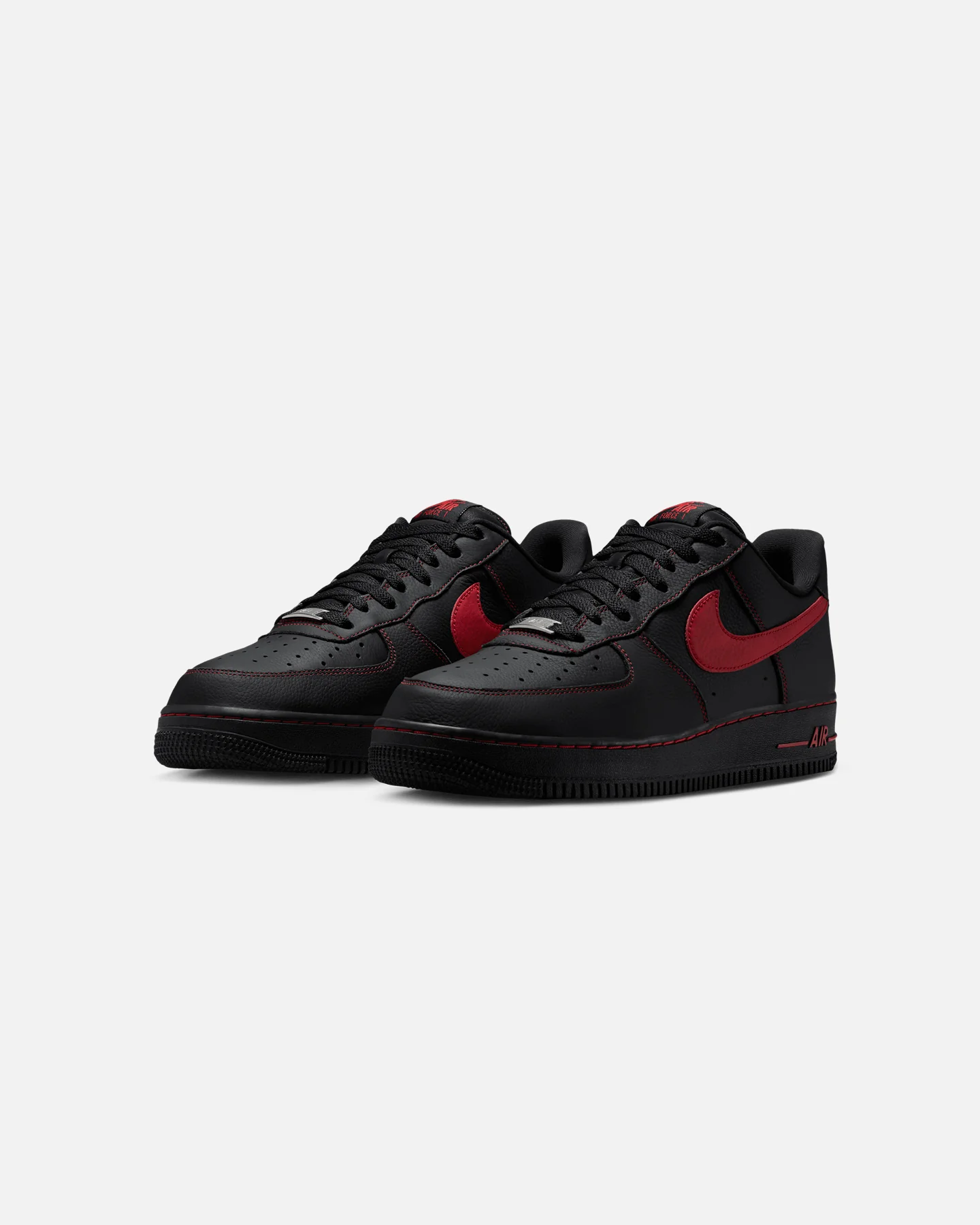 Nike Air Force 1 '07 LV8 Black/University Red - Image 2