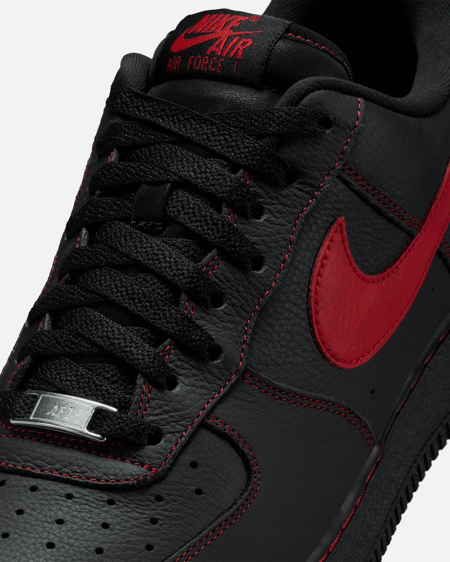 Nike Air Force 1 '07 LV8 Black/University Red - Image 6