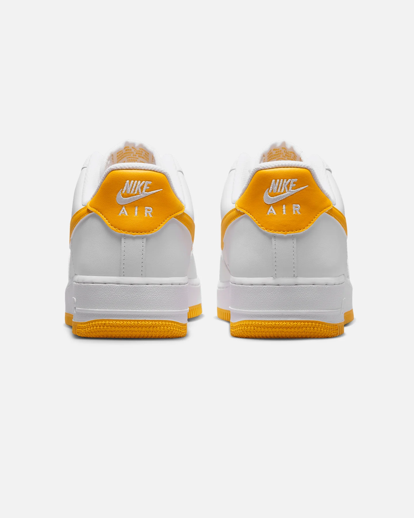 Nike Air Force 1 '07 White/University Gold - Image 3