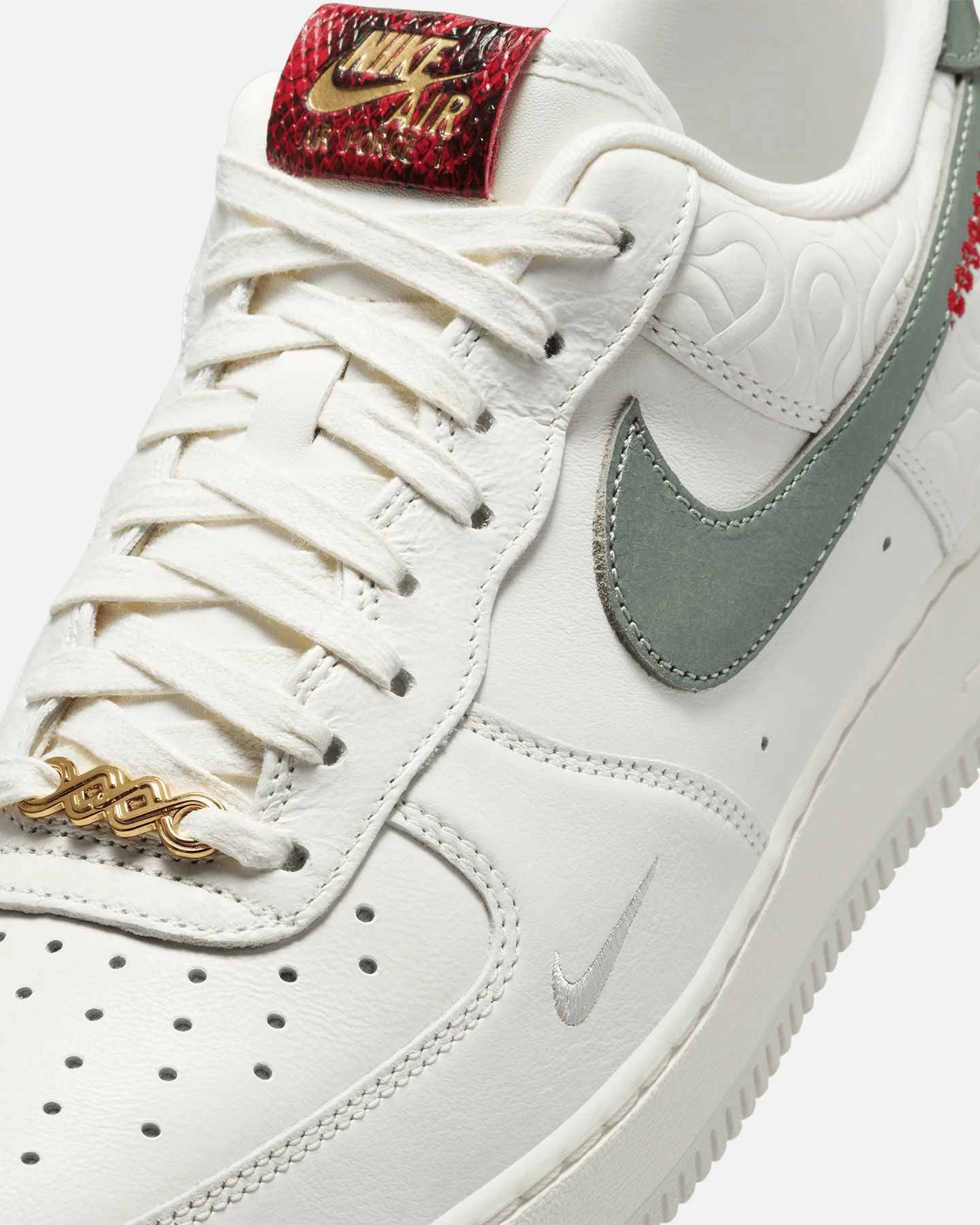 Nike Air Force 1 '07 "Year Of The Snake" Sail - Image 5