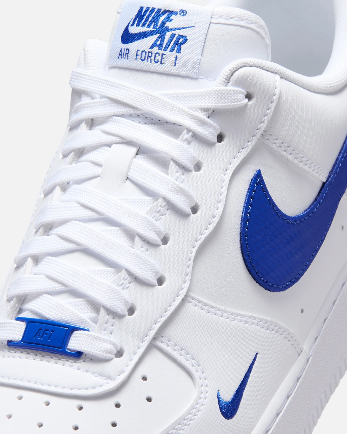 Nike Air Force 1 '07 White/Game Royal - Image 6