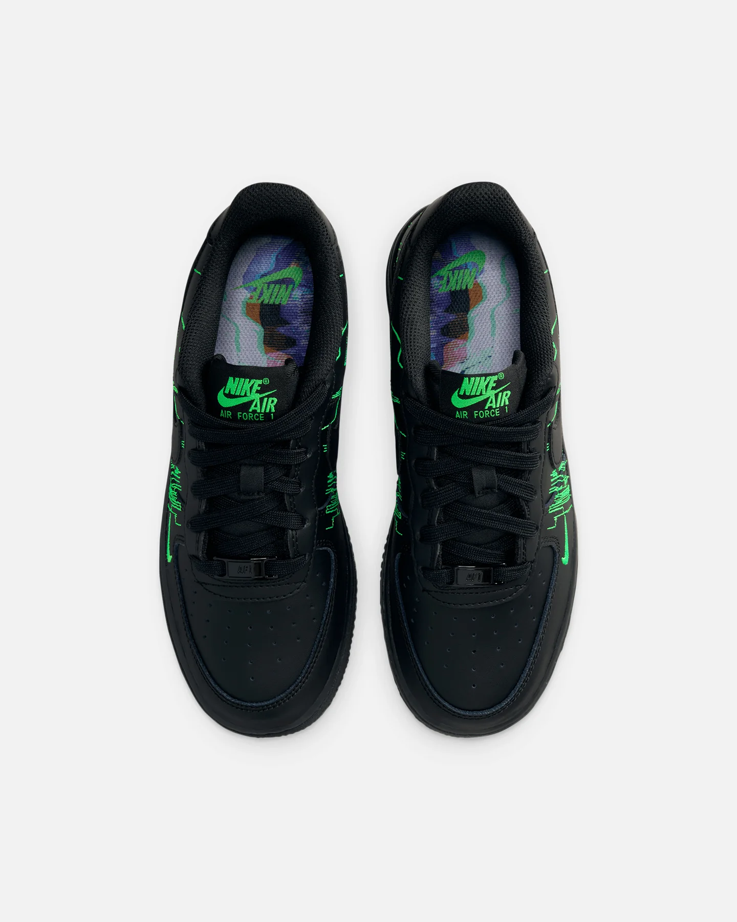 Nike Air Force 1 LV8 4 (GS) Black/Black - Image 7