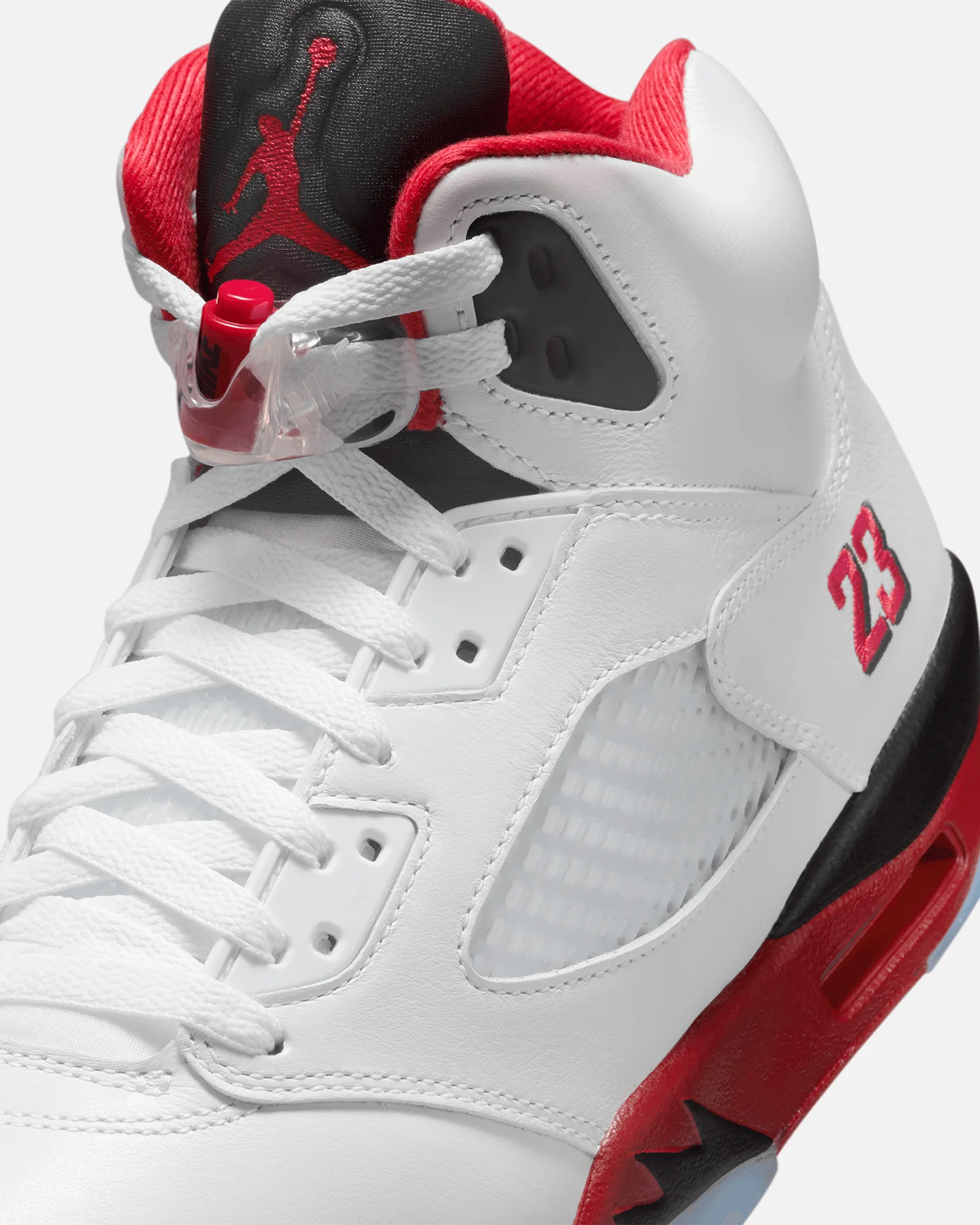 Jordan Air Jordan 5 Retro OG "Fire Red" White/Fire Red - Image 6