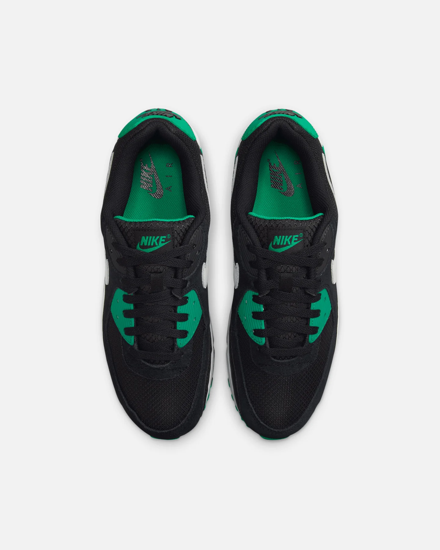 Nike Air Max 90 Black/White/Green - Image 7