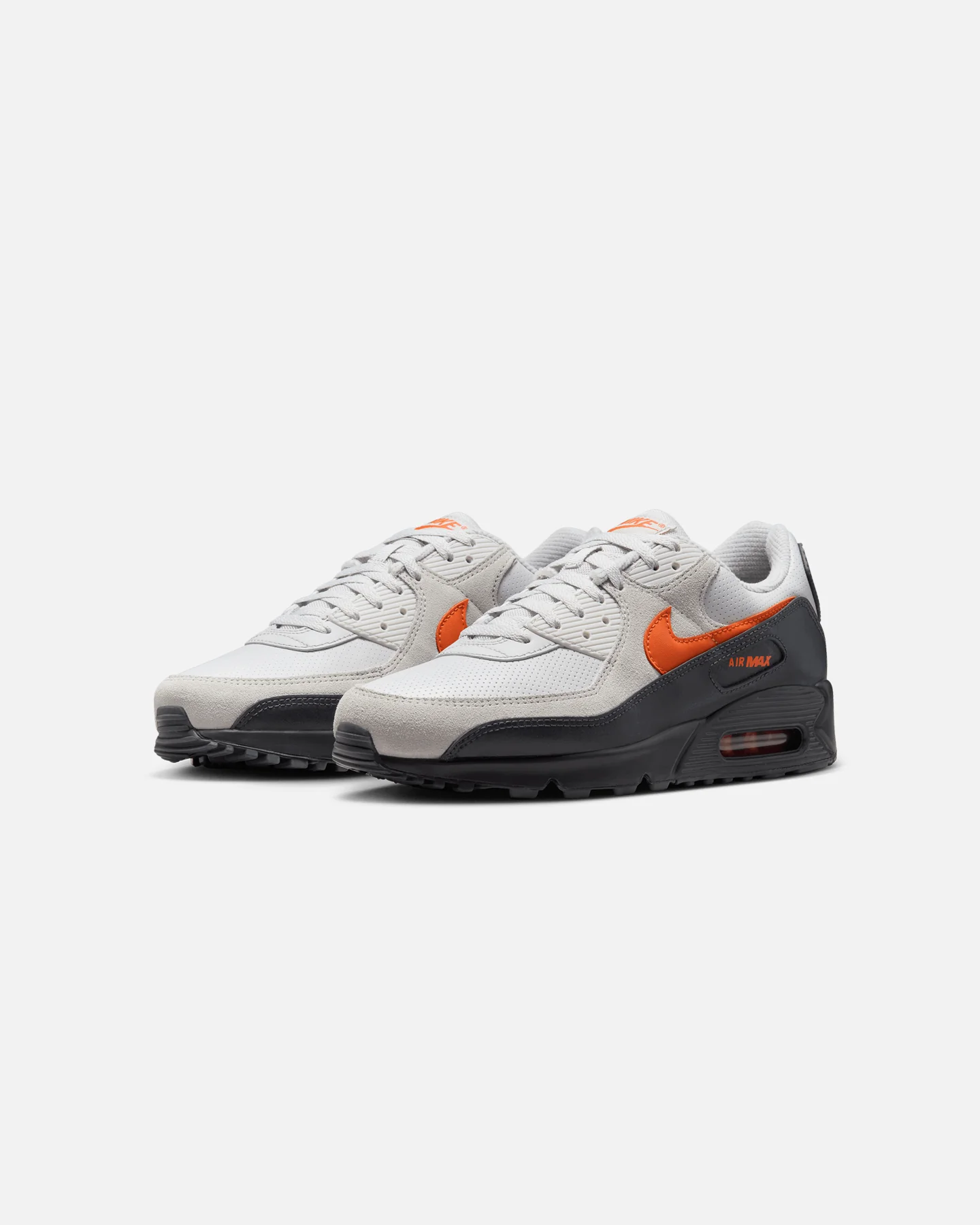 Nike Air Max 90 Grey/Orange - Image 2