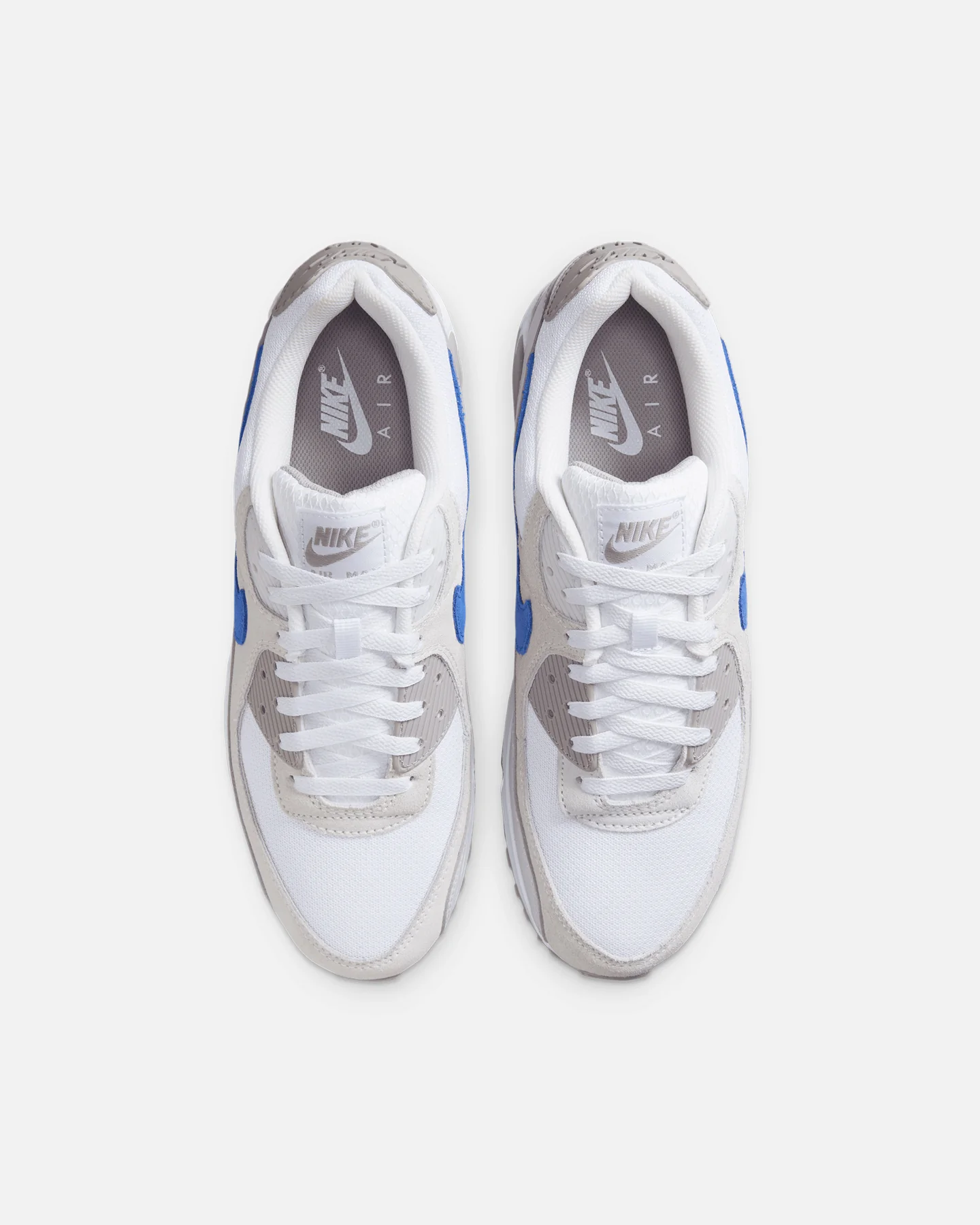 Nike Air Max 90 White/Blue - Image 7