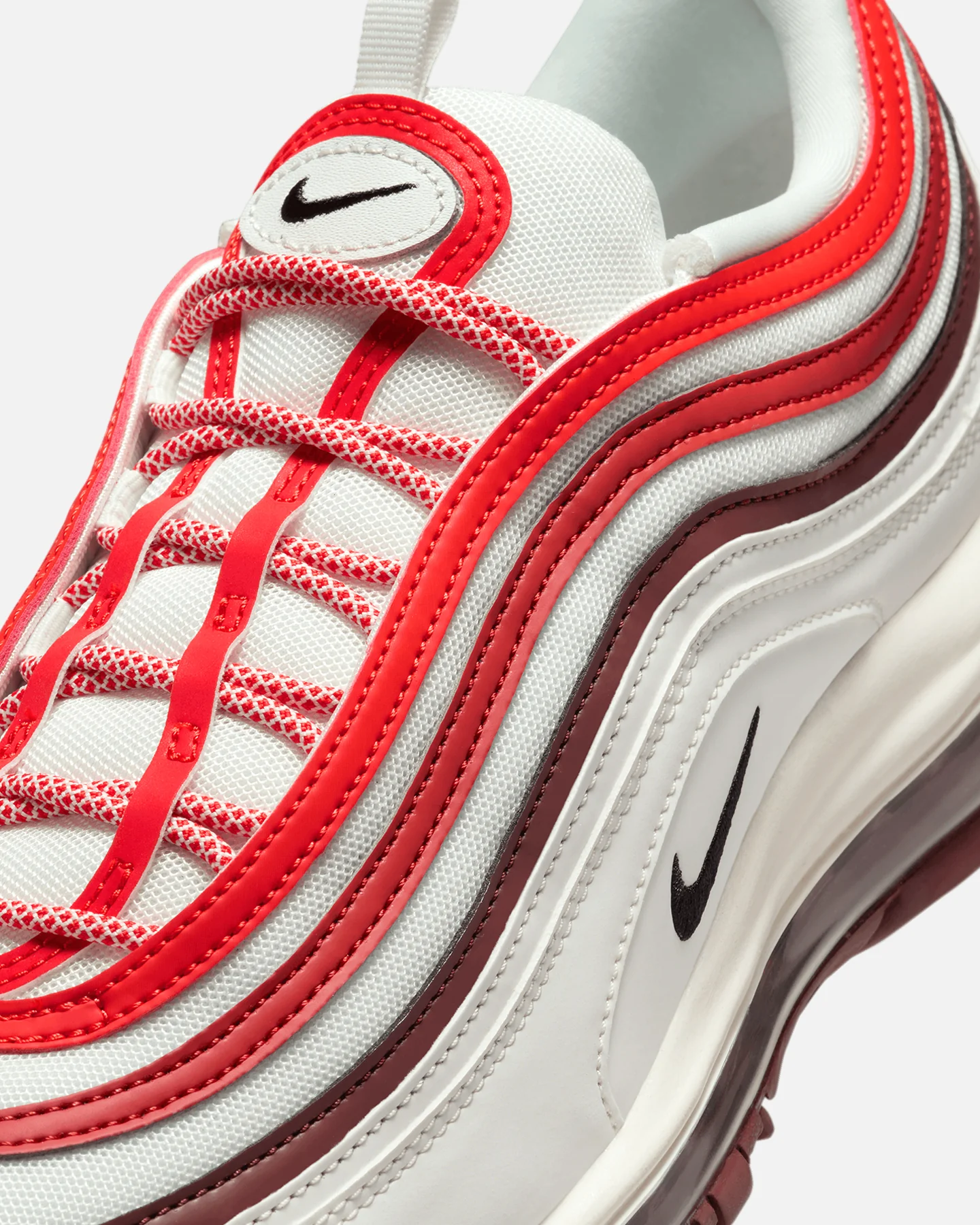 Nike Air Max 97 Summit White/Black-Dark Team Red - Image 5