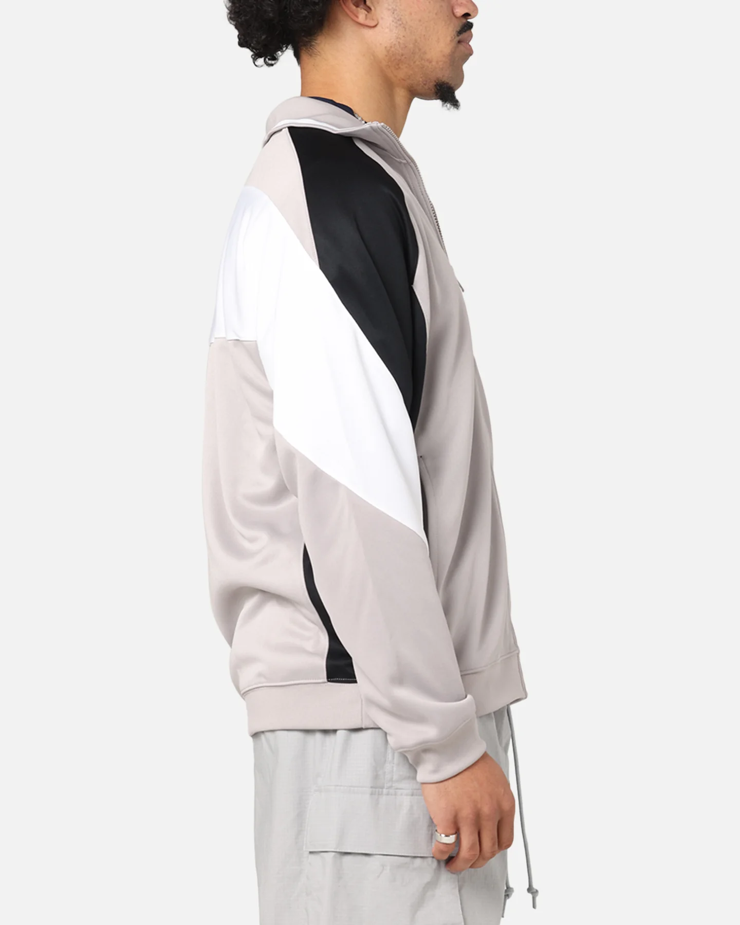 Nike Air Poly-Knit Zip Jacket Grey/Black - Image 4