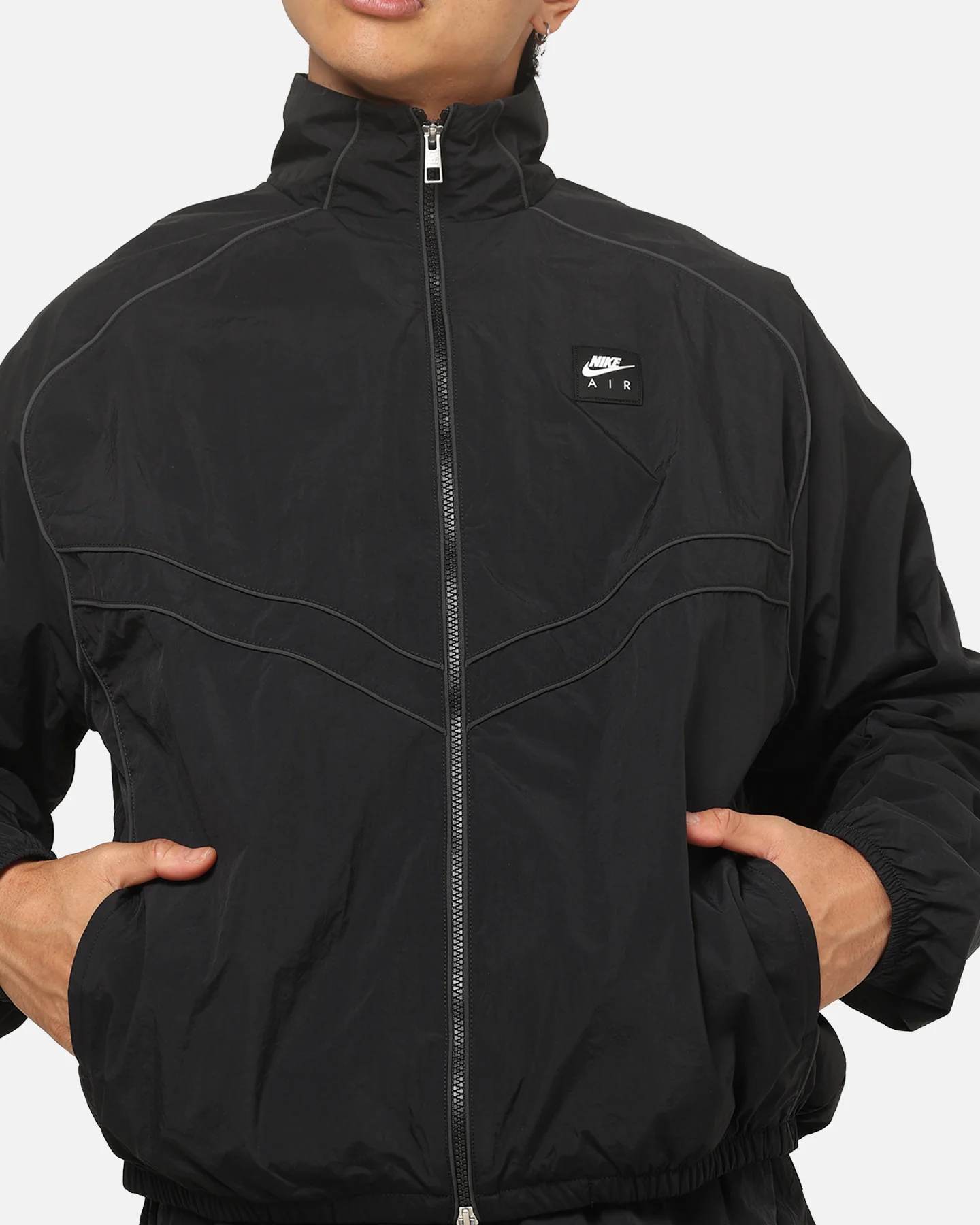 Nike Air Windrunner Track Jacket Black - Image 7