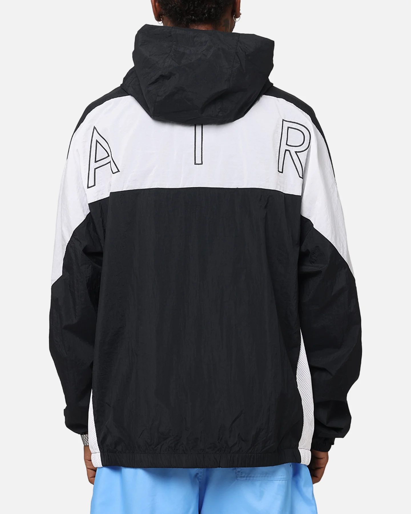 Nike Air Woven Jacket Black/White/White - Image 2