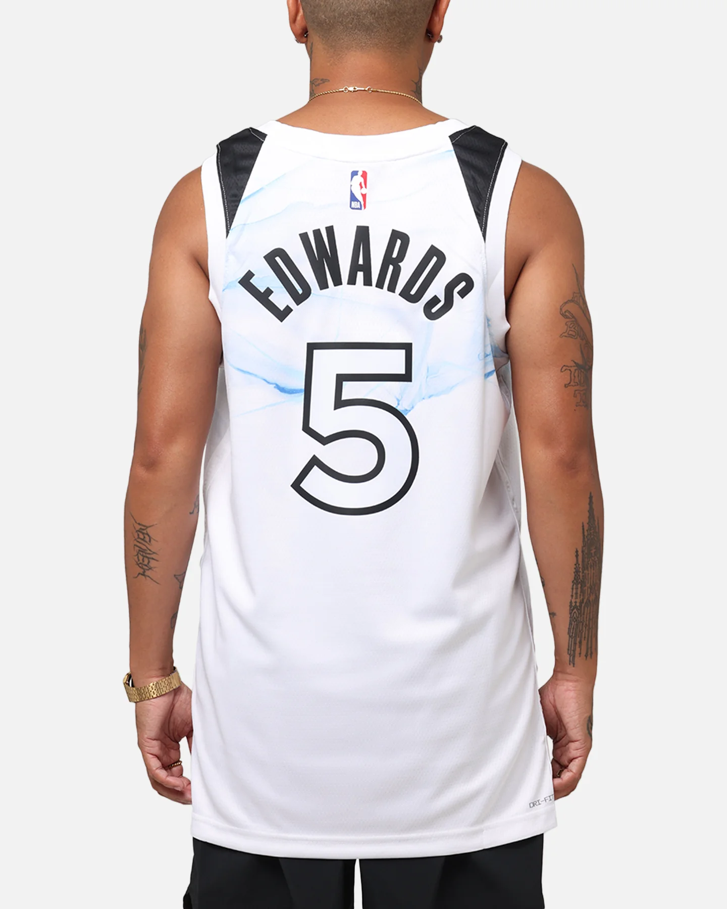 Nike Anthony Edwards Minnesota Timberwolves #5 City Edition 2024/25 Nike Dri-Fit NBA Swingman Jersey White - Image 2