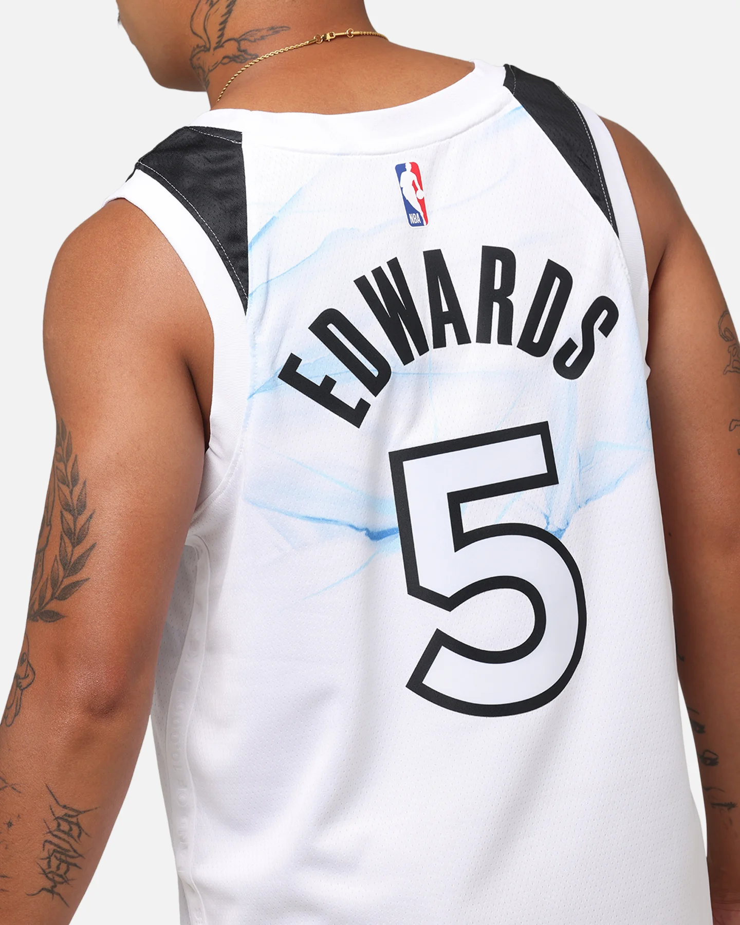 Nike Anthony Edwards Minnesota Timberwolves #5 City Edition 2024/25 Nike Dri-Fit NBA Swingman Jersey White - Image 8