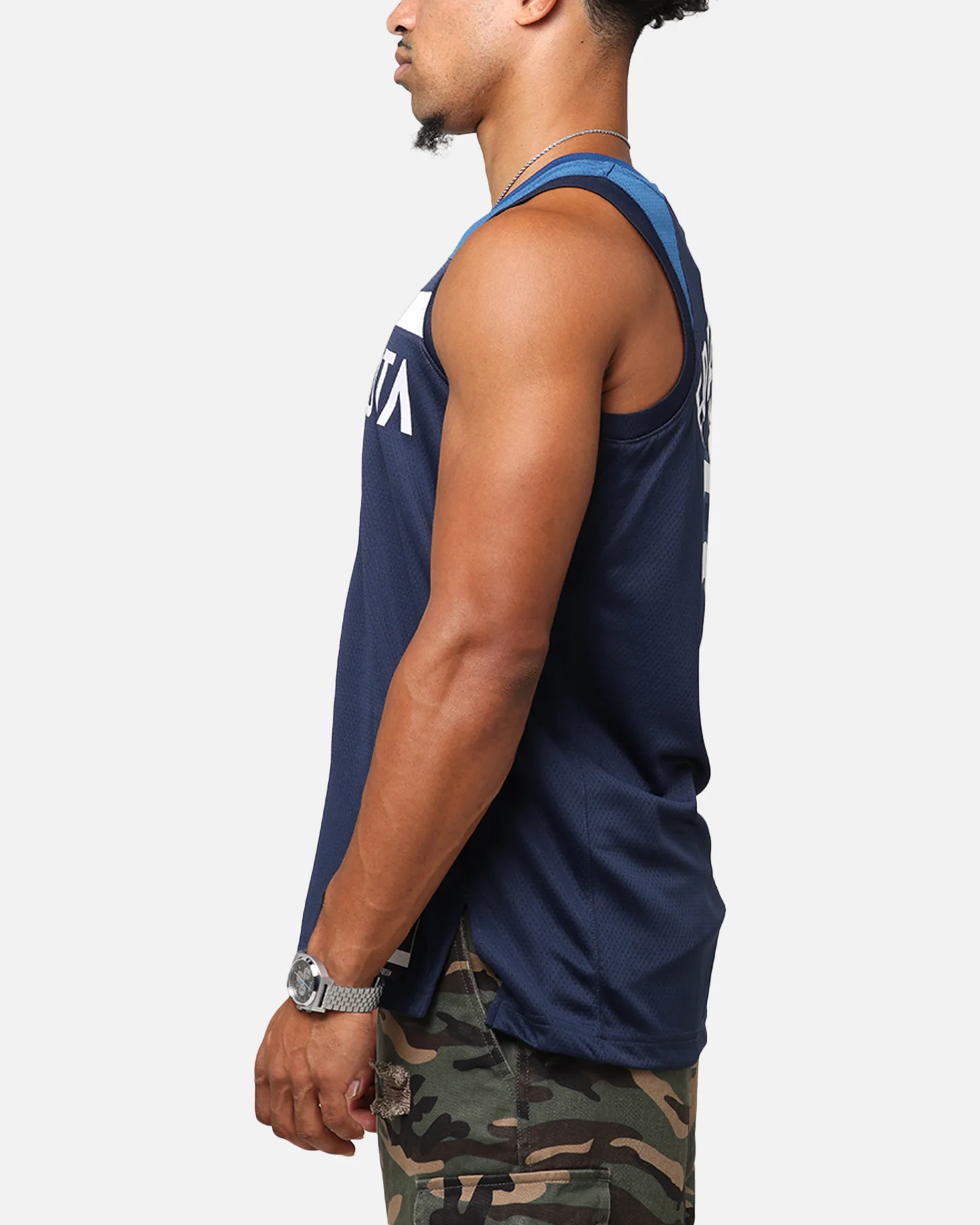 Nike Anthony Edwards Minnesota Timberwolves #5 Icon Edition 2022/23 Nike Dri-Fit NBA Swingman Jersey College Navy - Image 6