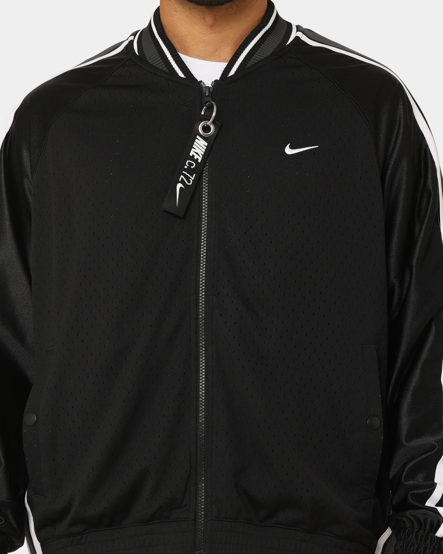 Nike Basketball Circa Jacket Black/Black/White - Image 4