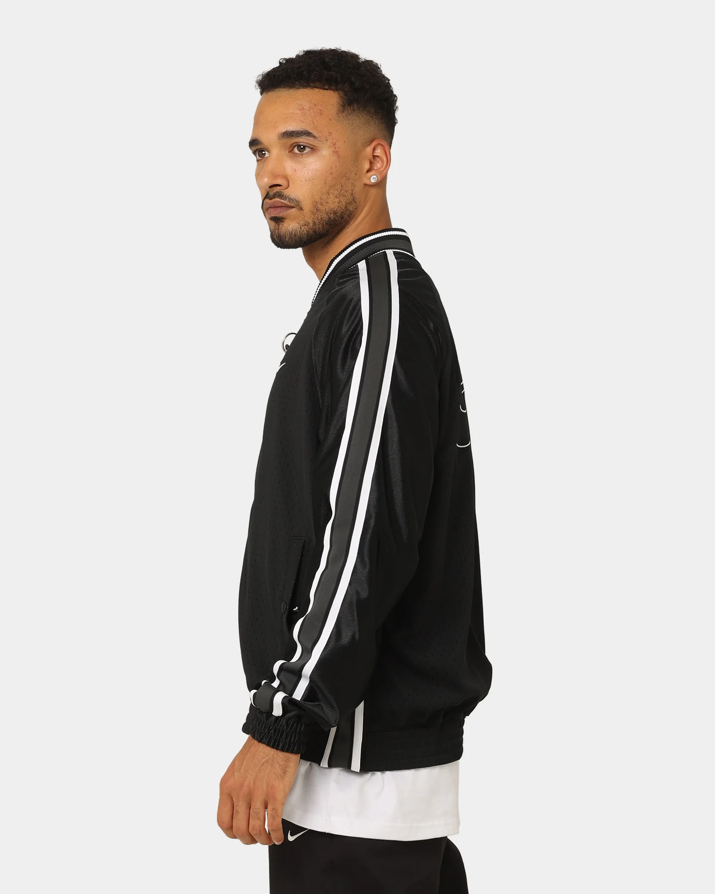 Nike Basketball Circa Jacket Black/Black/White - Image 7