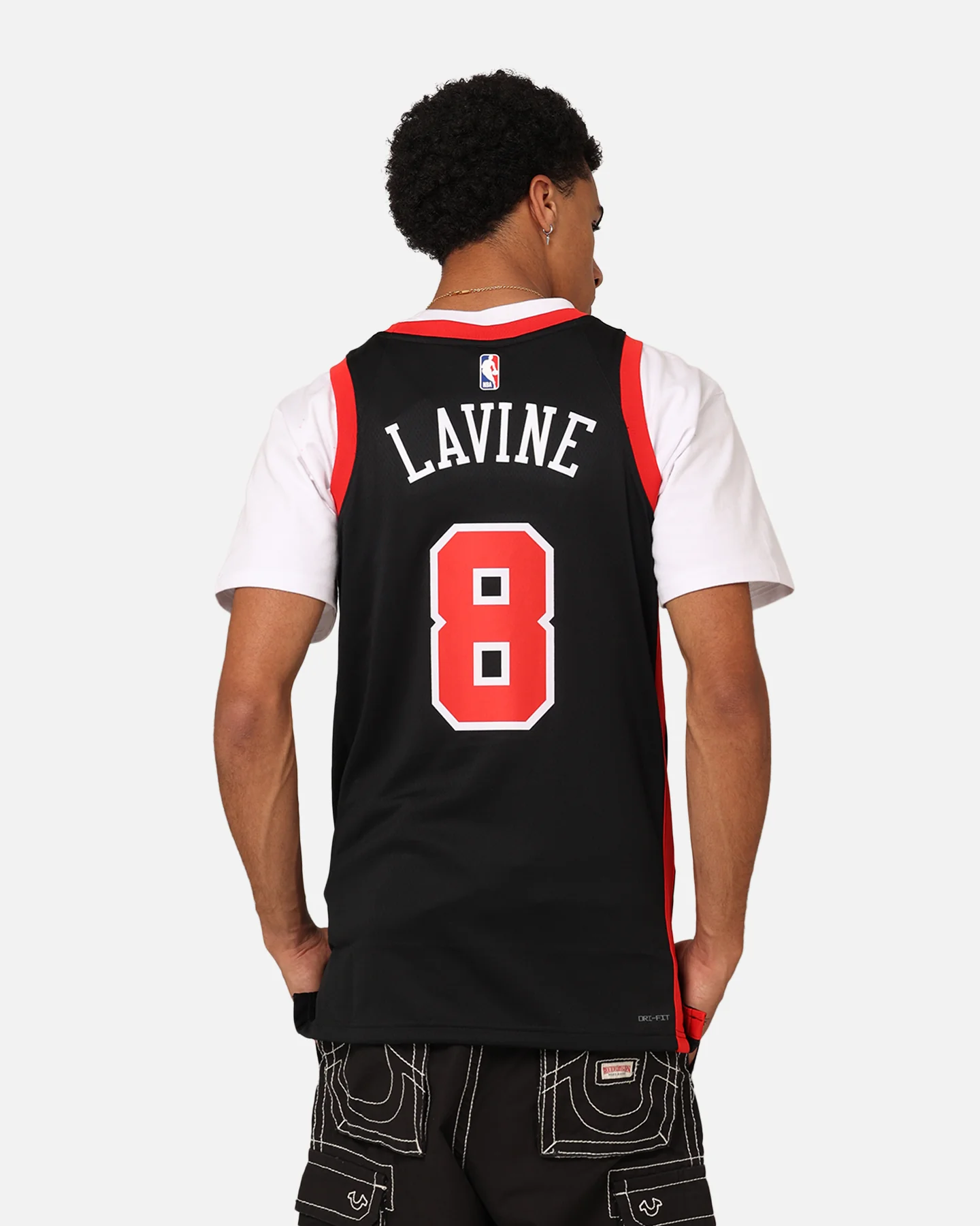 Nike Chicago Bulls Zach LaVine Dri-FIT Swingman Jersey Black - Image 2