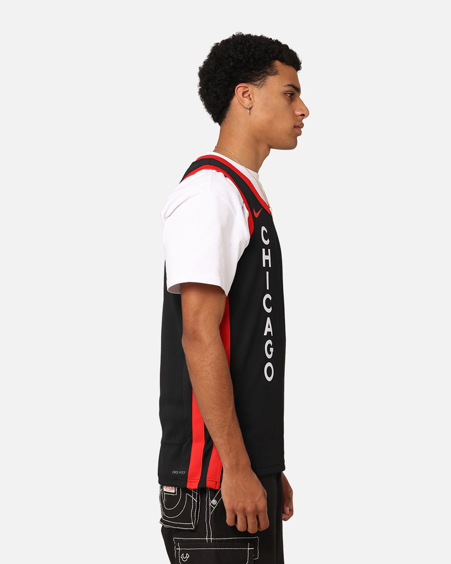 Nike Chicago Bulls Zach LaVine Dri-FIT Swingman Jersey Black - Image 6
