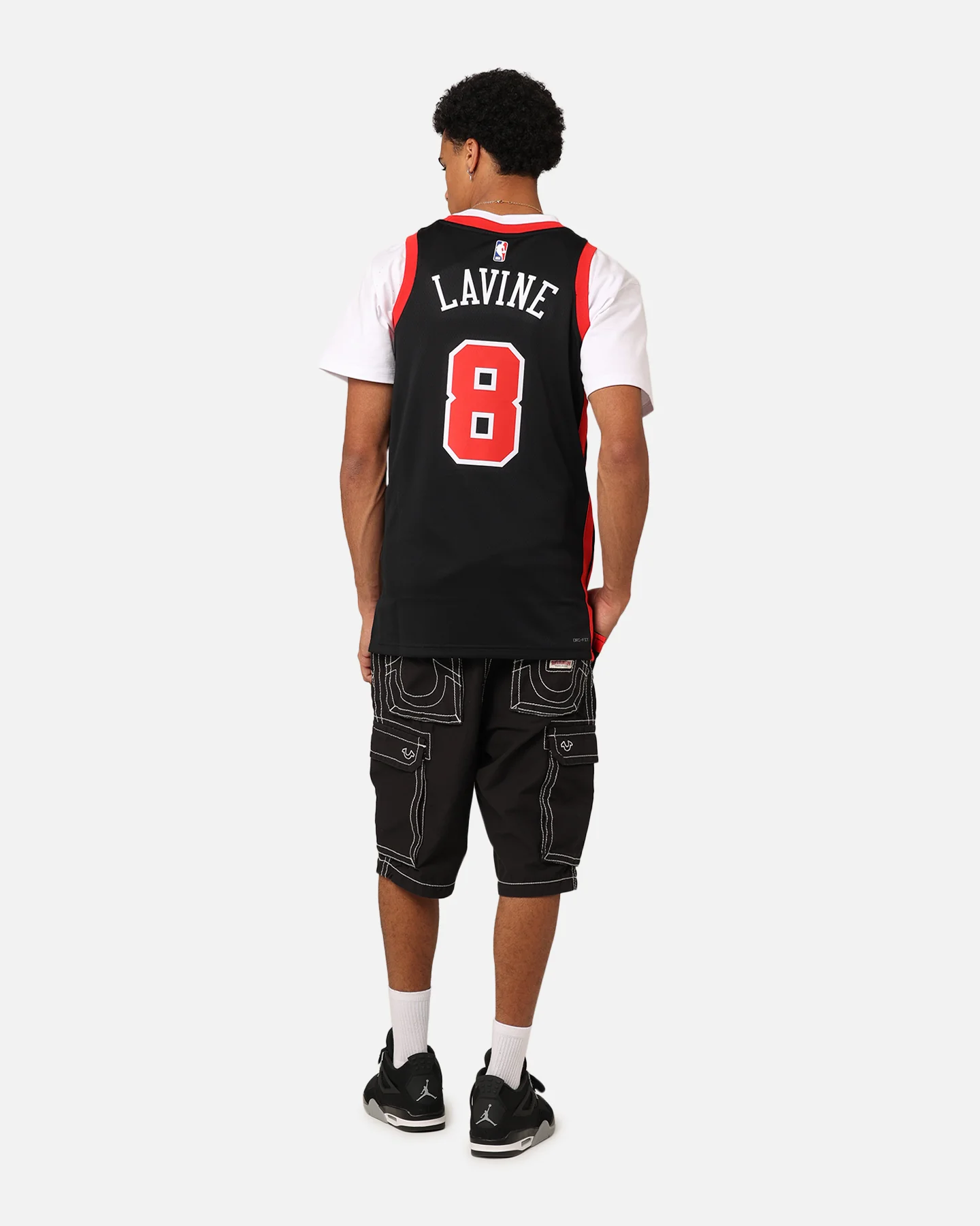 Nike Chicago Bulls Zach LaVine Dri-FIT Swingman Jersey Black - Image 8