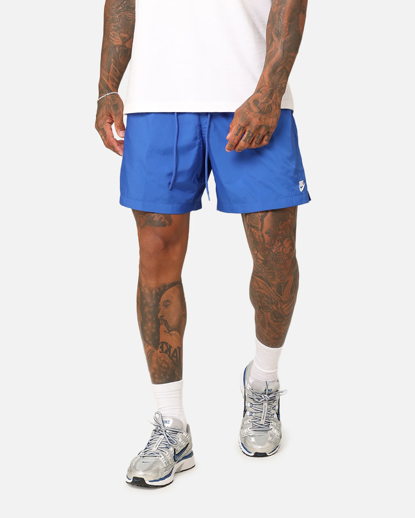 Nike Club Flow Shorts Game Royal/White - Image 6