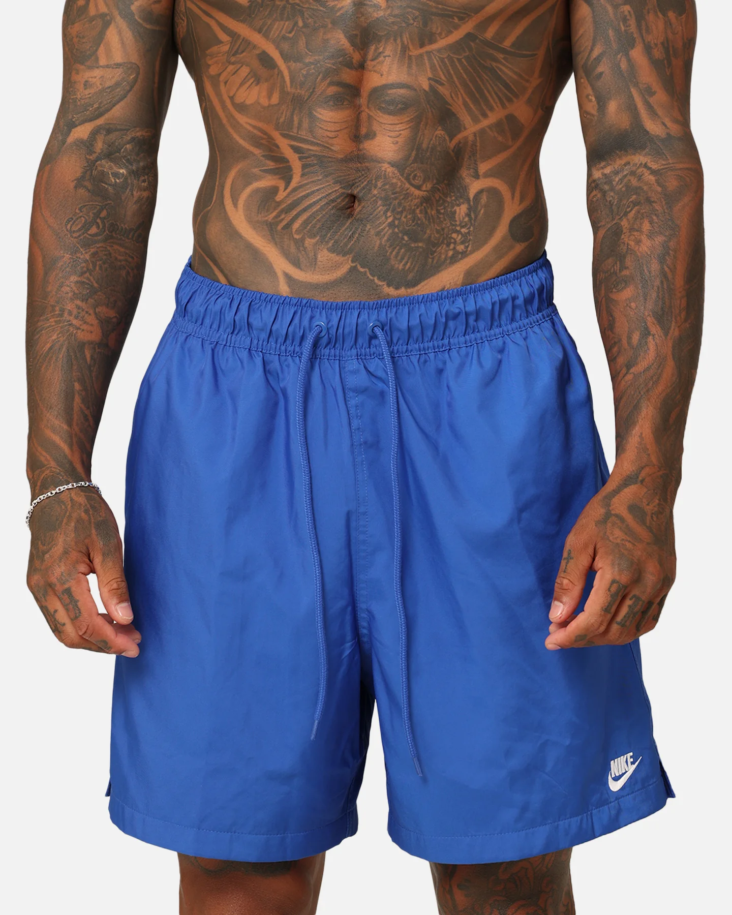 Nike Club Flow Shorts Game Royal/White - Image 7