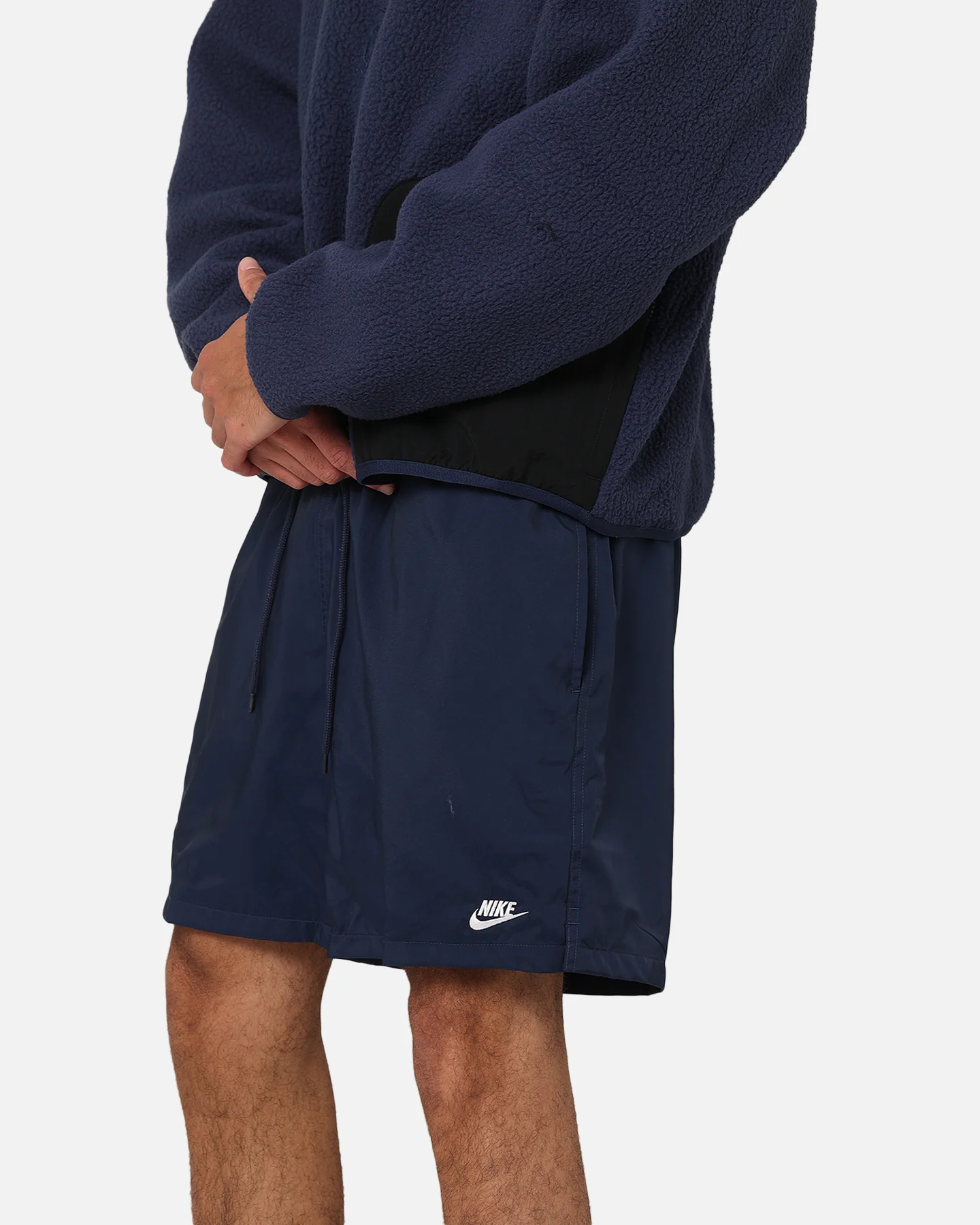 Nike Club Flow Shorts Midnight Navy/White - Image 3