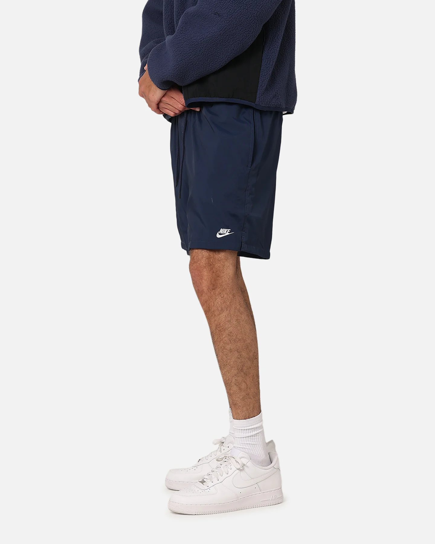 Nike Club Flow Shorts Midnight Navy/White - Image 6